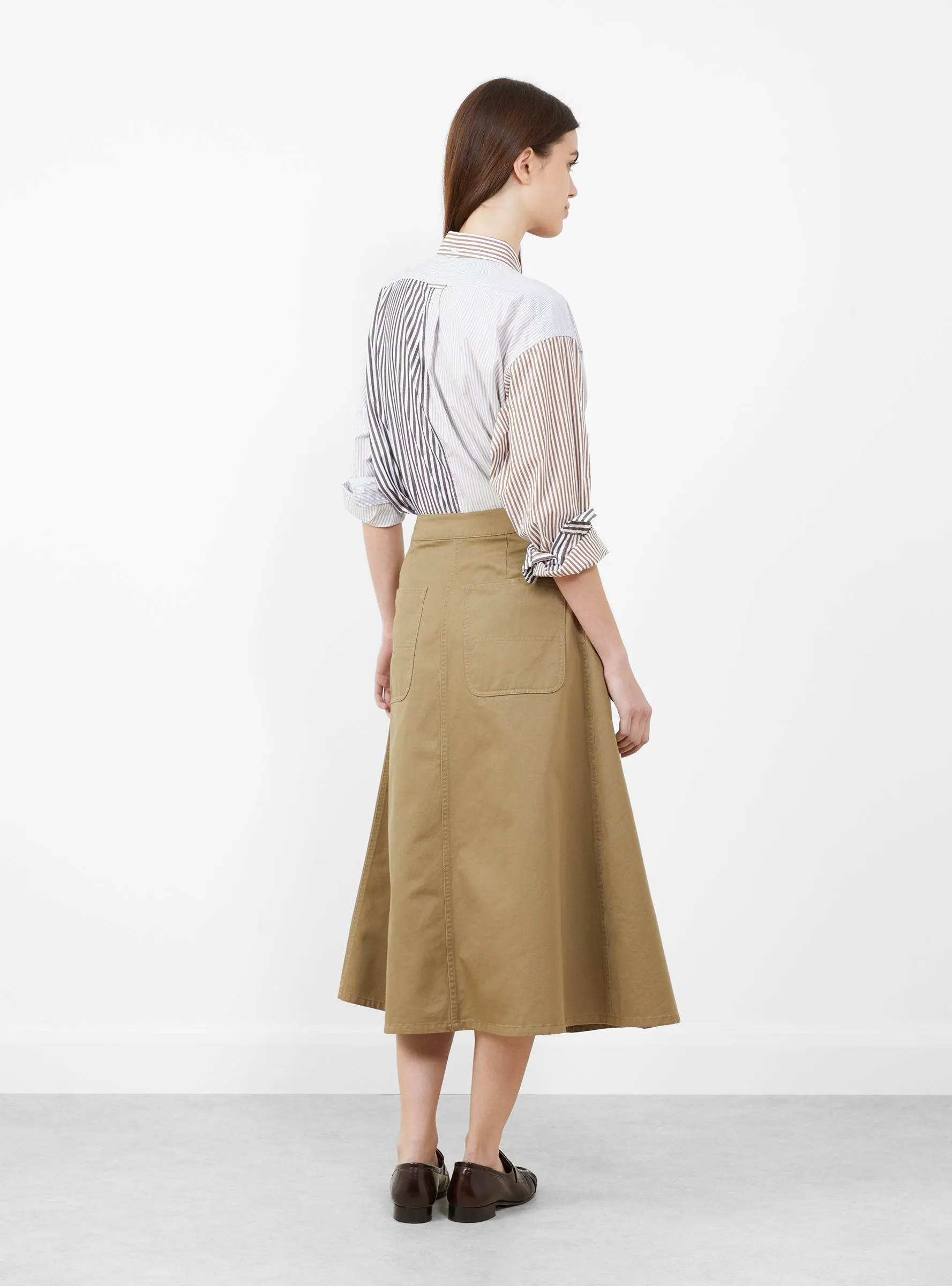 Chino Wrap Skirt Beige sold by Garbstore product image thumbnail 4