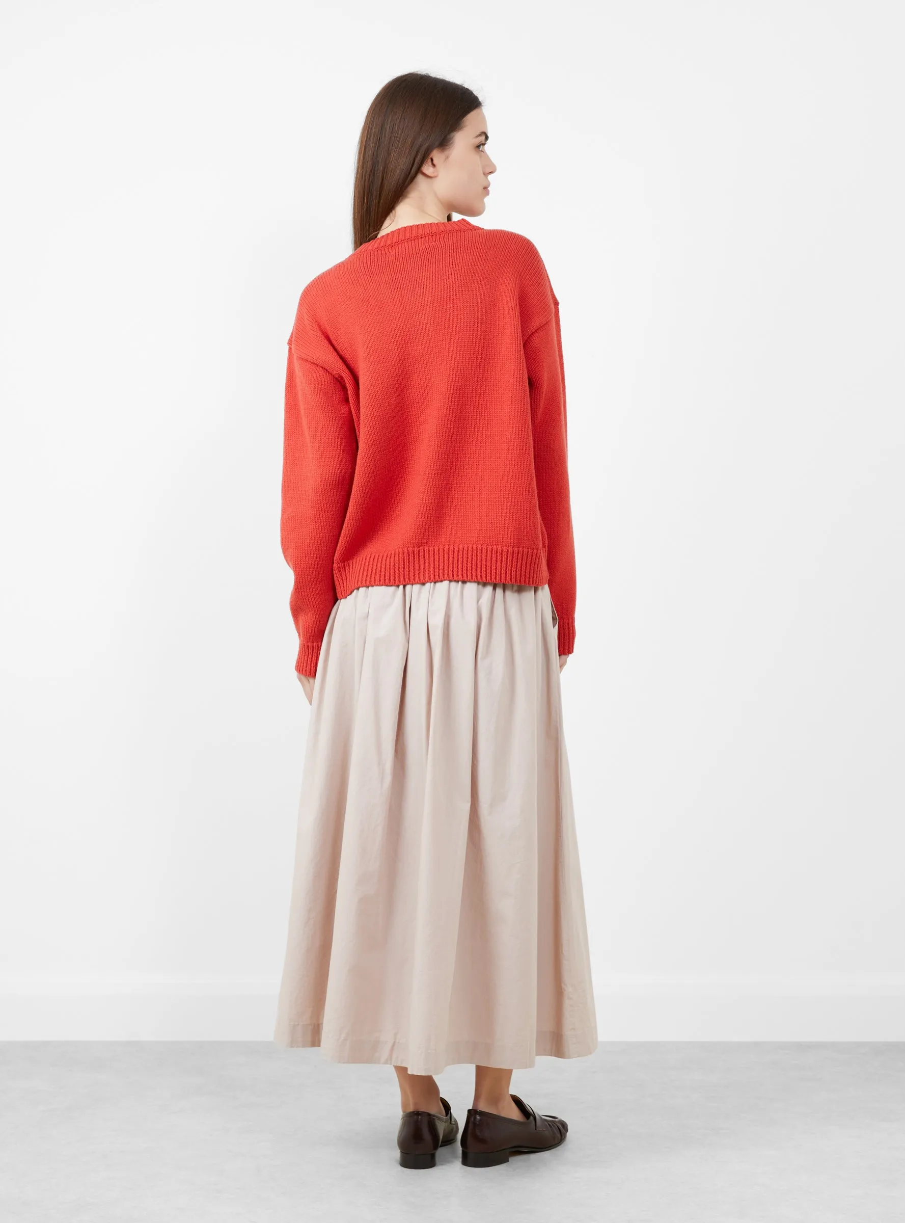 British Wool and Cotton Rosa Cardigan Poppy sold by Garbstore product image thumbnail 4