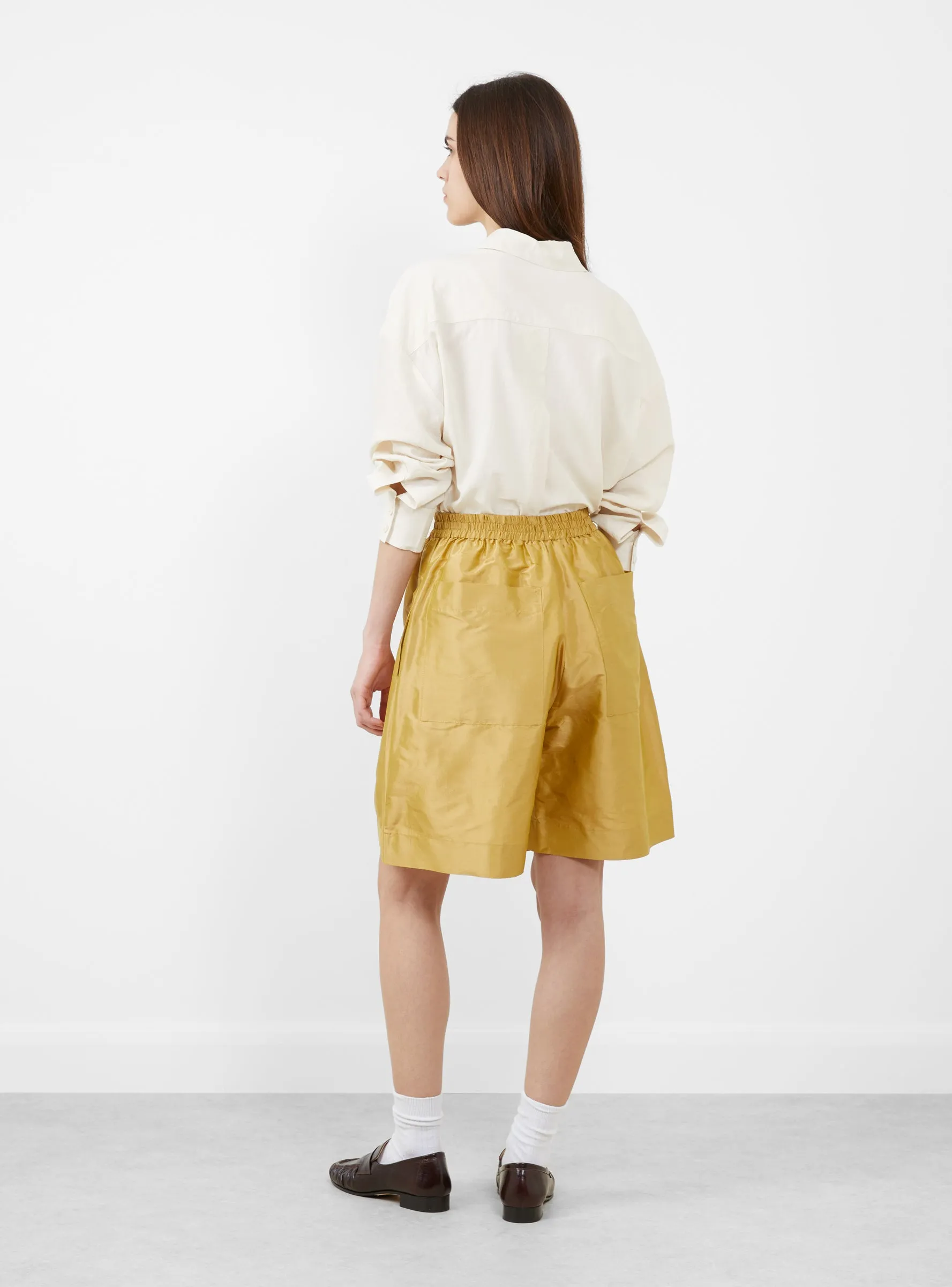 Silk Dupion Hilda Shorts Pharaoh sold by Garbstore product image thumbnail 5