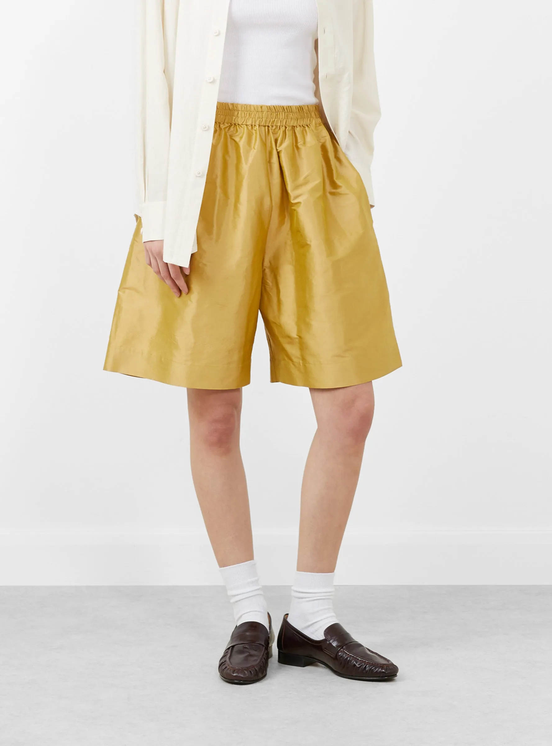 Silk Dupion Hilda Shorts Pharaoh sold by Garbstore product image thumbnail 3