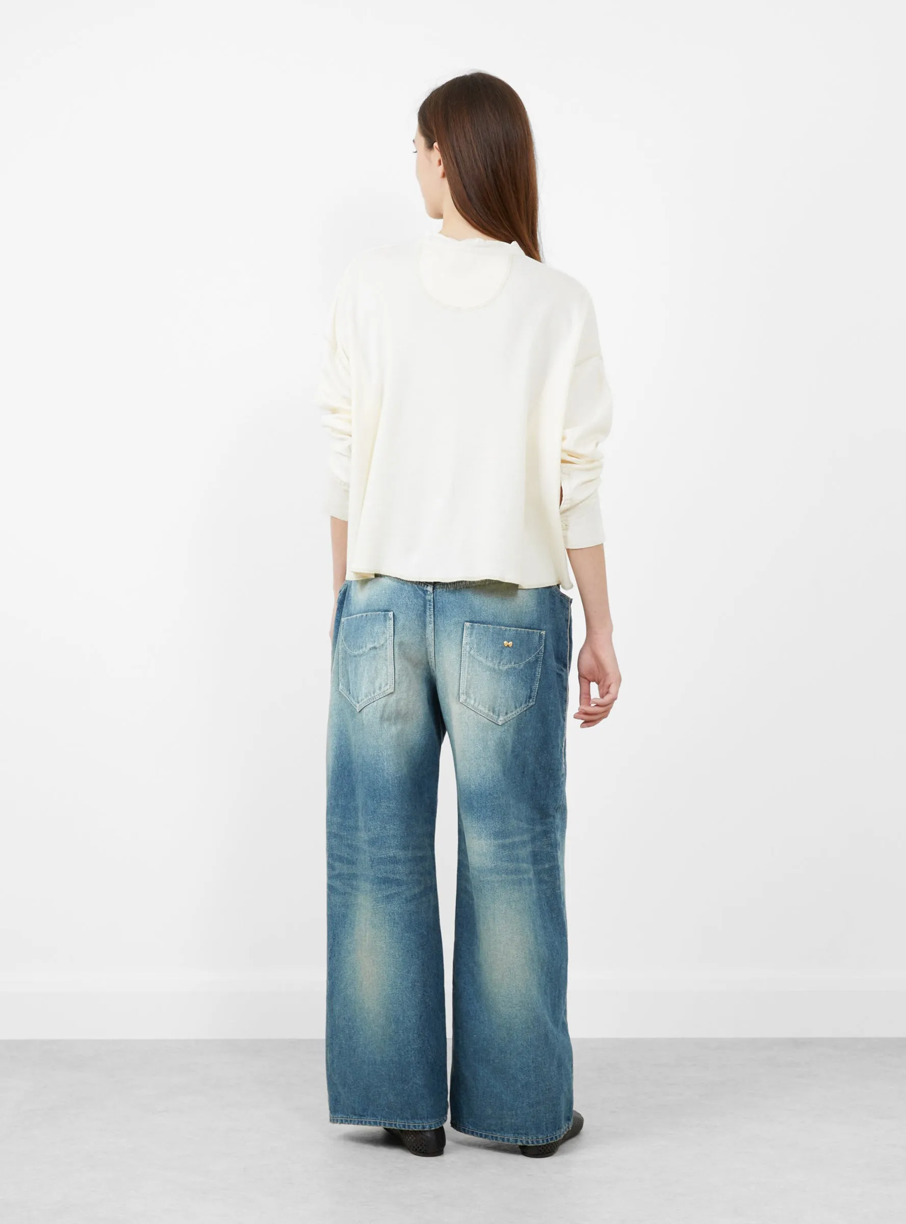 Short High Neck Cardigan Ivory sold by Garbstore product image thumbnail 3