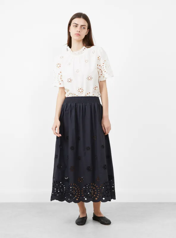 Dorine Skirt Black sold by Garbstore