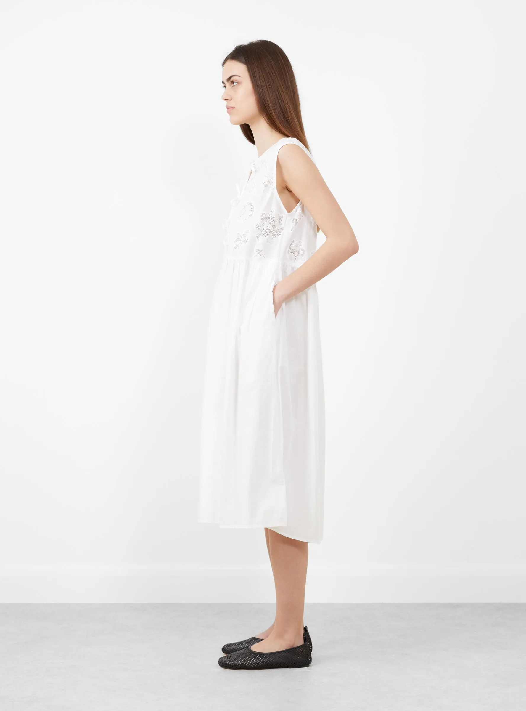 Dora Dress White sold by Garbstore product image thumbnail 4