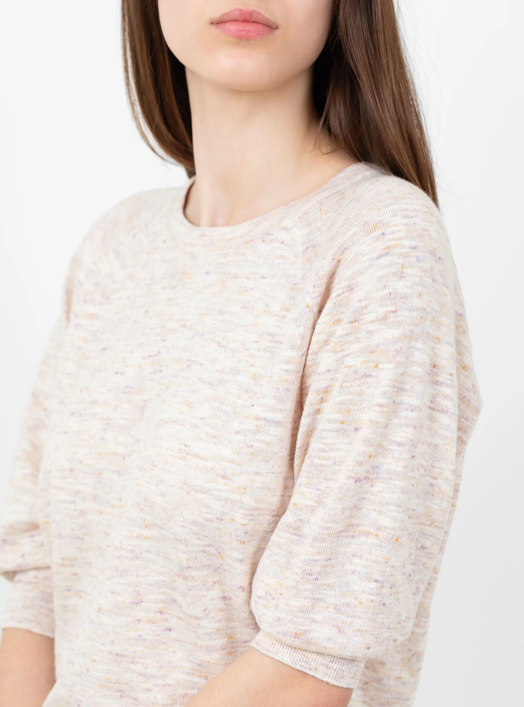 Anogy Knit Top Beige Speckle sold by Garbstore product image thumbnail 2