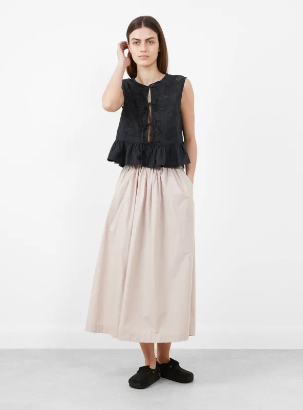 Dotty Embroidered Blouse Black sold by Garbstore