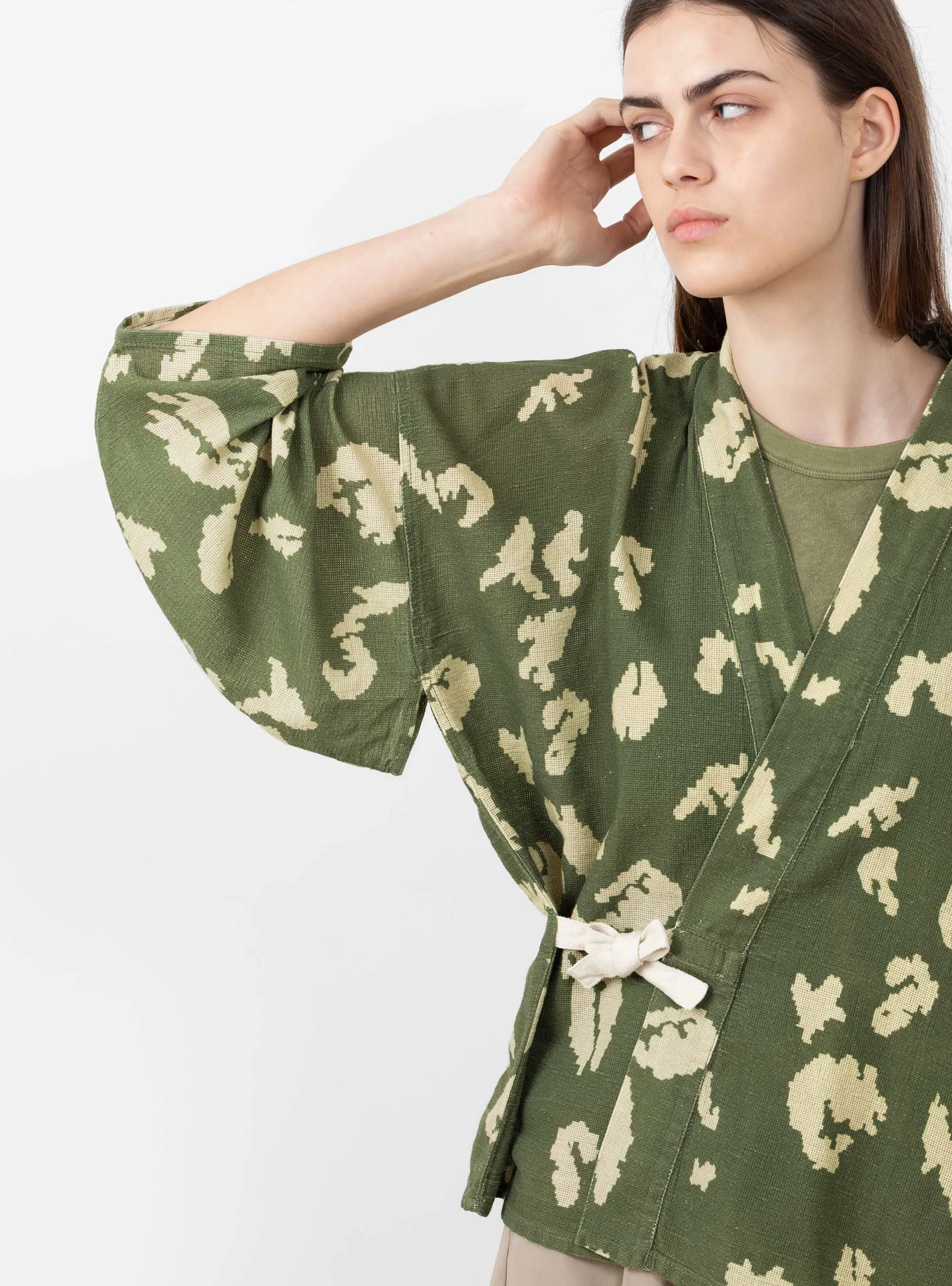 Kimono Jacket Mint and Off White sold by Garbstore product image thumbnail 2