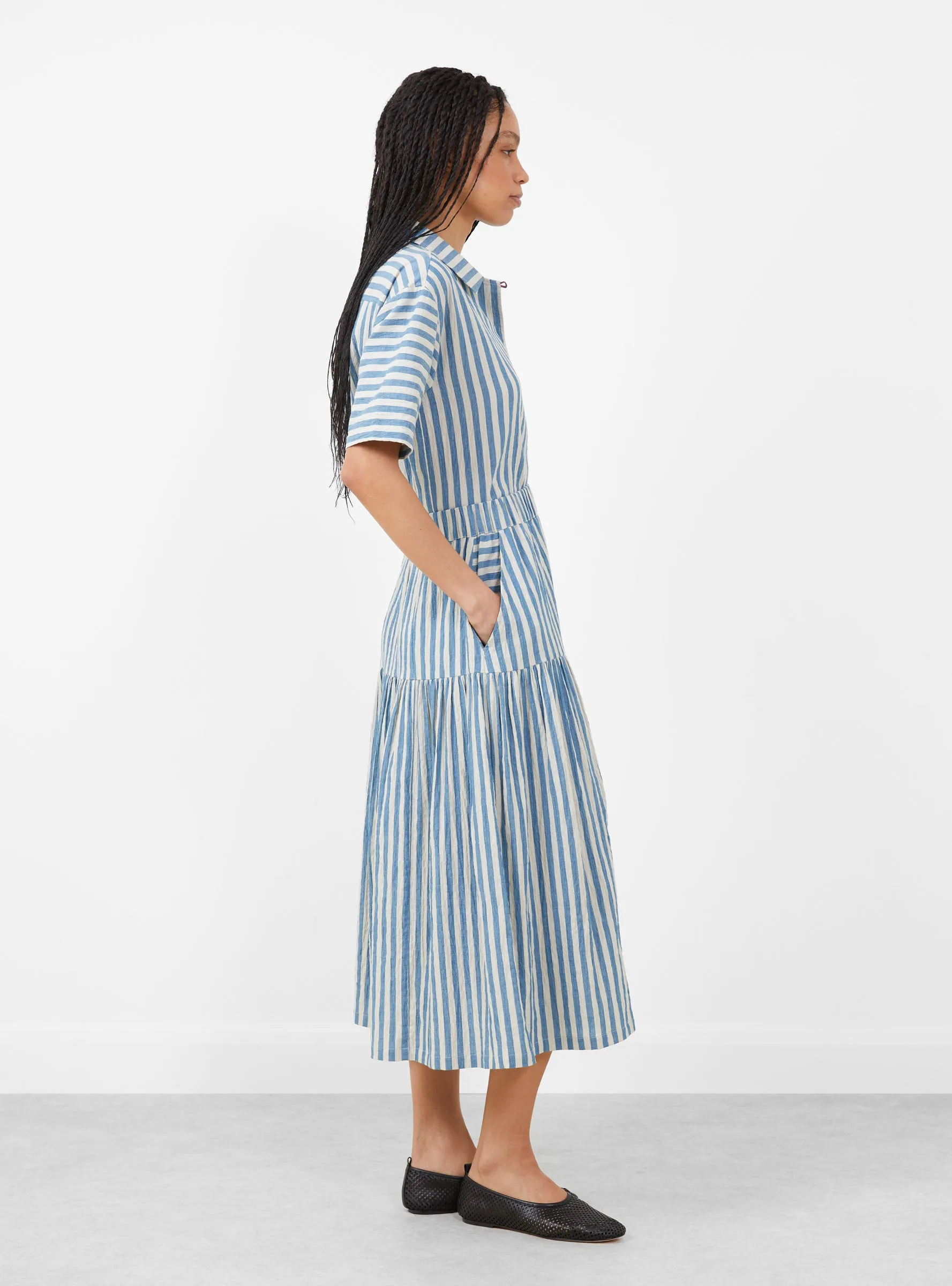 Dizzy Skirt Blue Stripe sold by Garbstore product image thumbnail 2