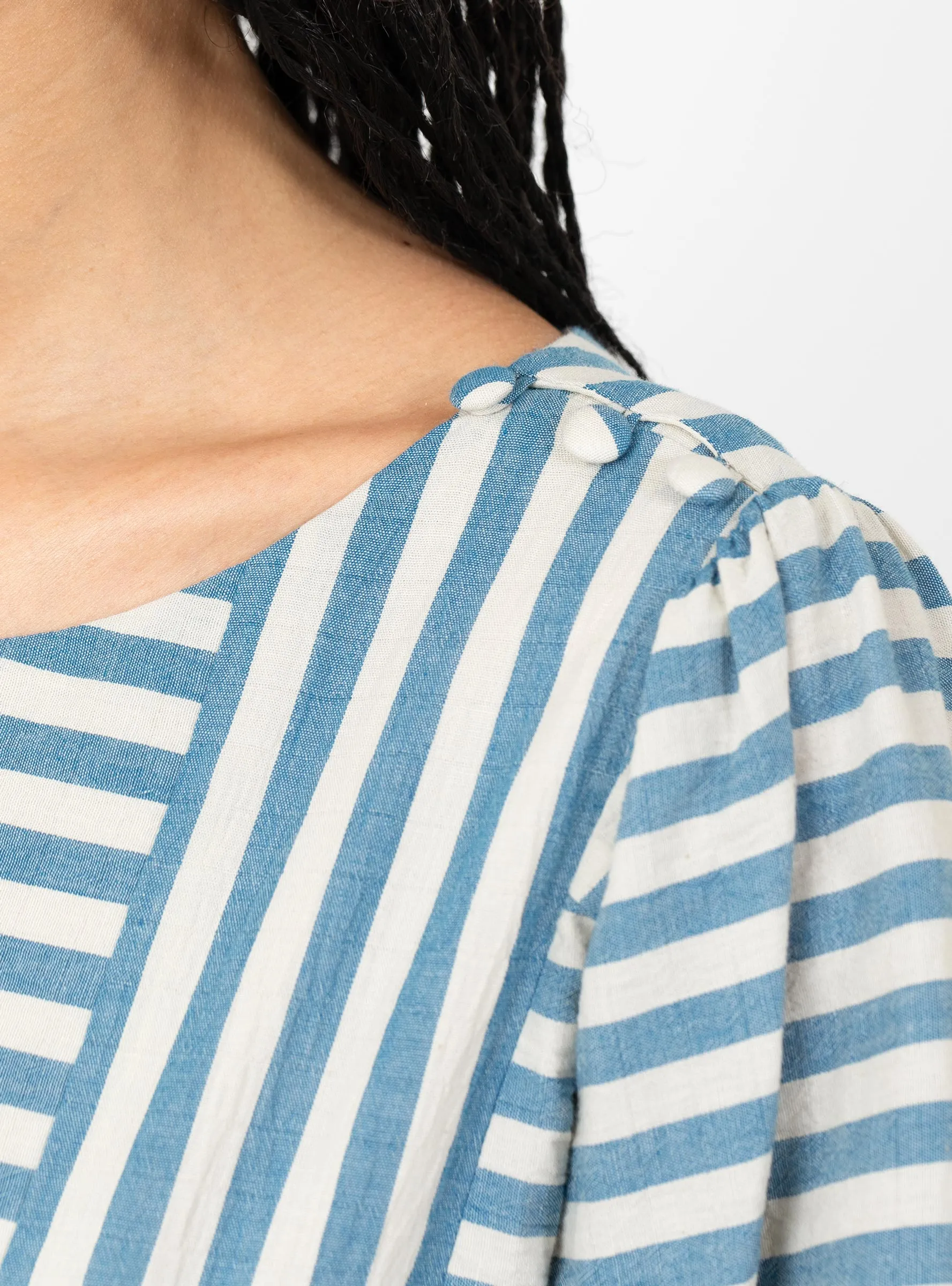 Betsy Dress Blue Stripe sold by Garbstore product image thumbnail 4