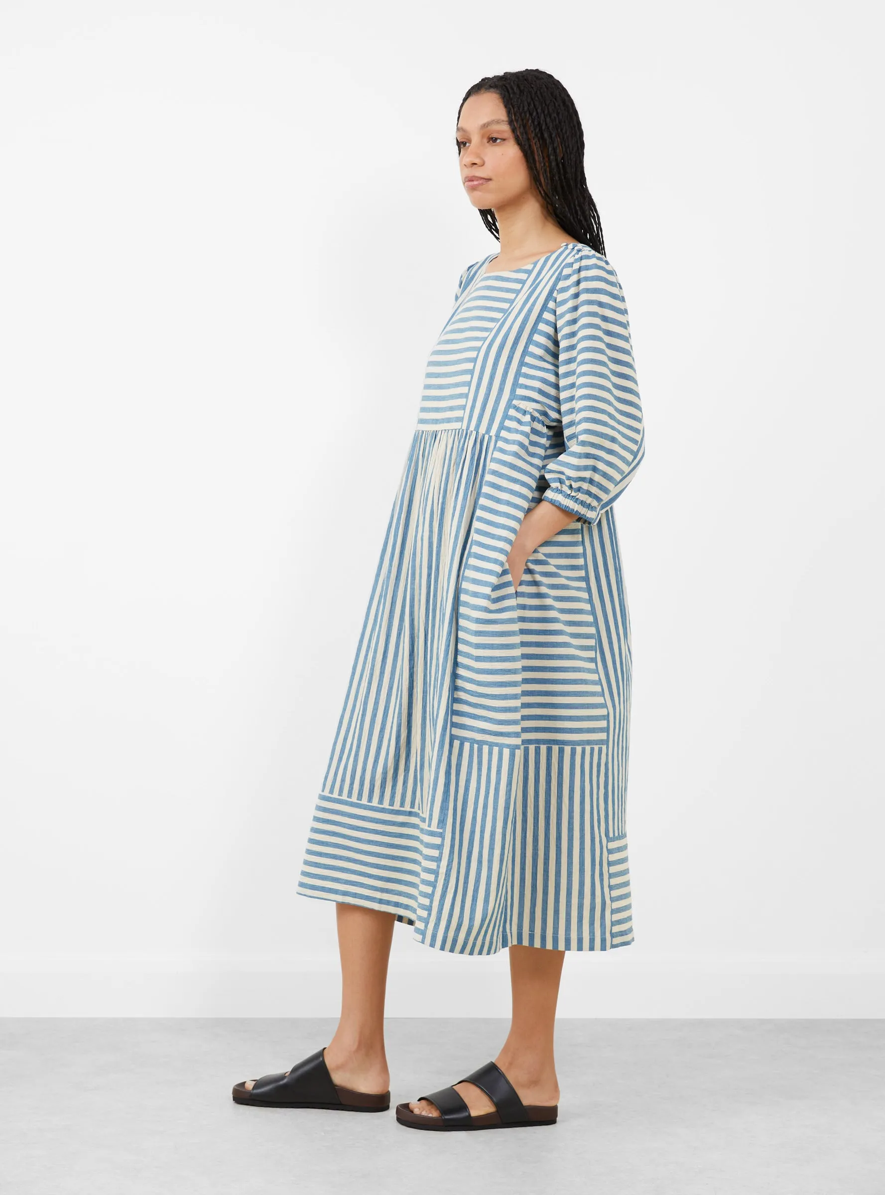 Betsy Dress Blue Stripe sold by Garbstore product image thumbnail 2