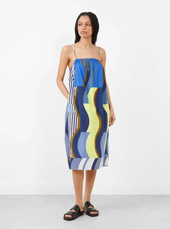 Joy Nazare Dress Blue made by Garbstore