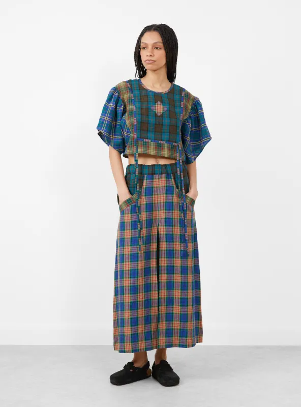 Folk Top Checkered Mix sold by Garbstore