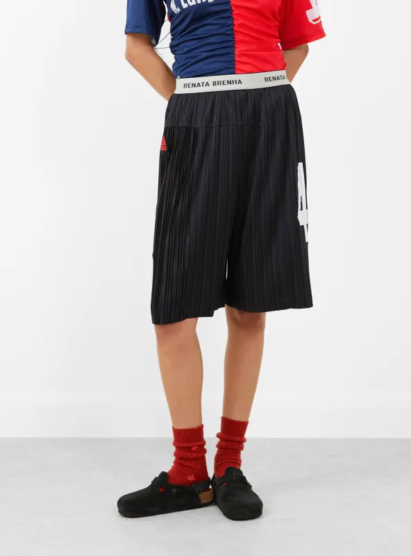 Futebol Bermuda Shorts Black made by Garbstore