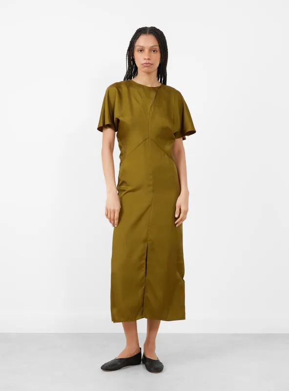 Ella Dress Bronze sold by Garbstore