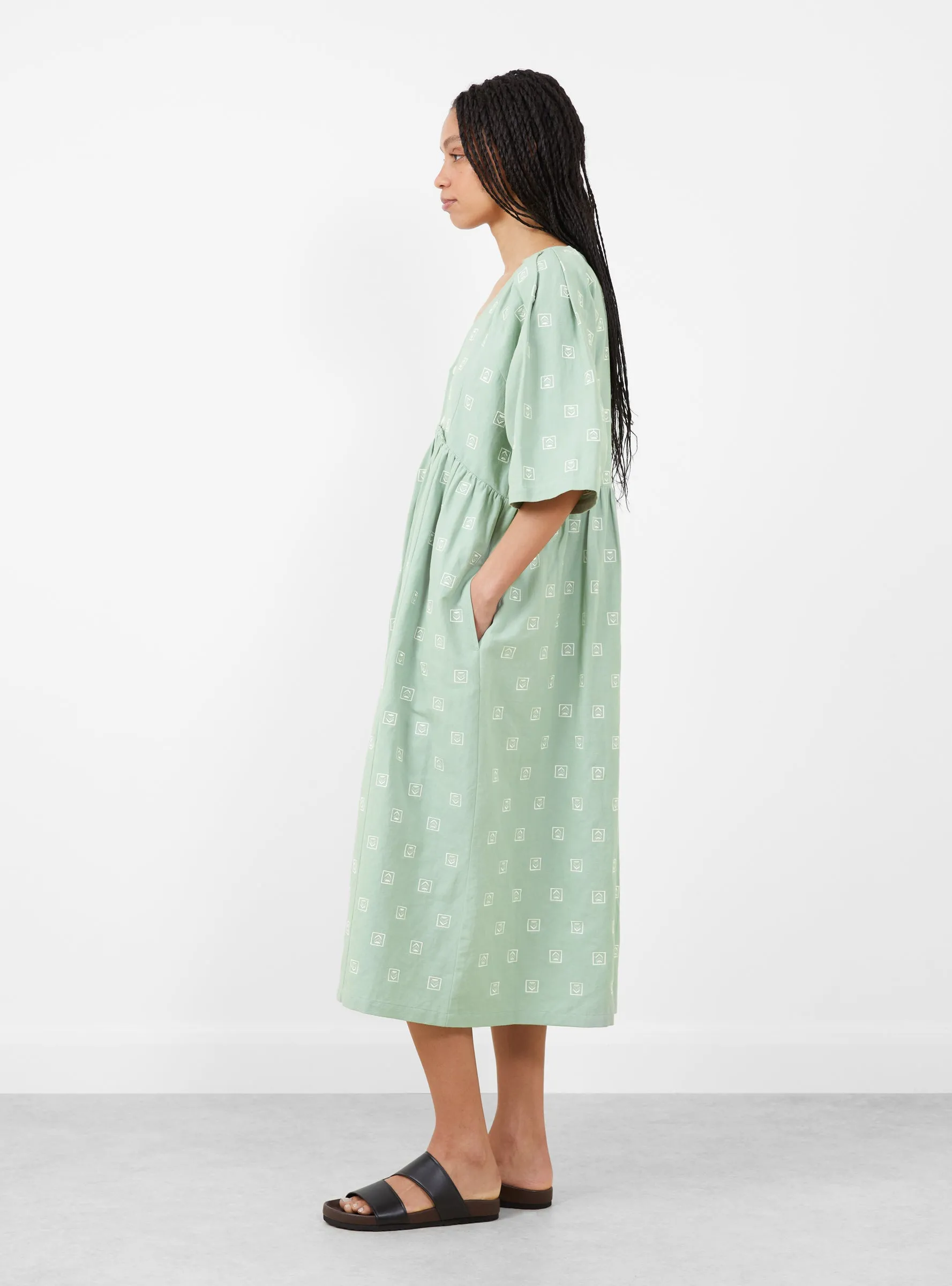 Bobby Dress Pale Sage sold by Garbstore product image thumbnail 2