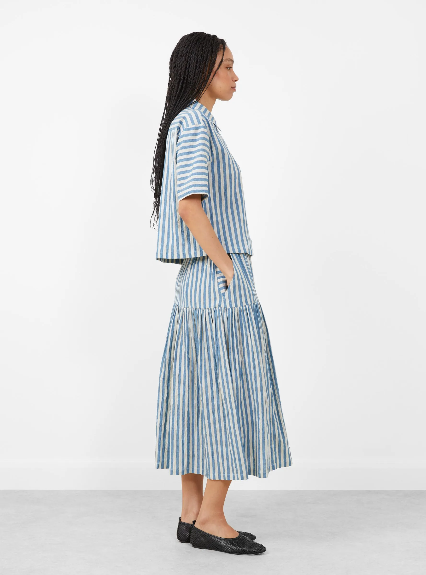 Stella Shirt Blue Stripe sold by Garbstore product image thumbnail 2