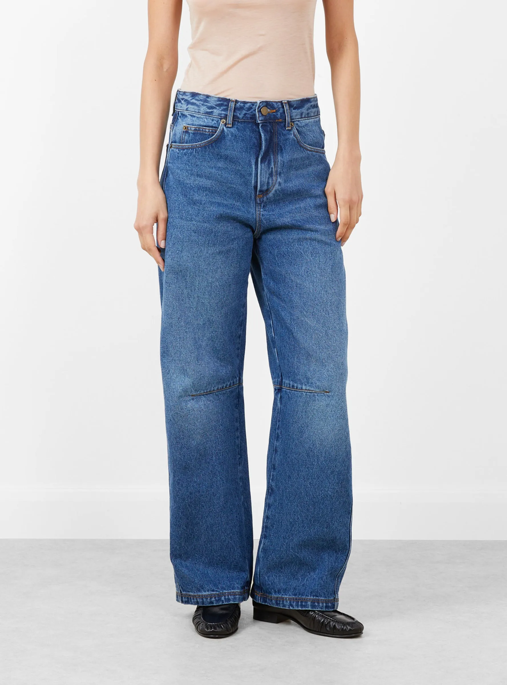Eliott Trouser Bleu sold by Garbstore product image thumbnail 5
