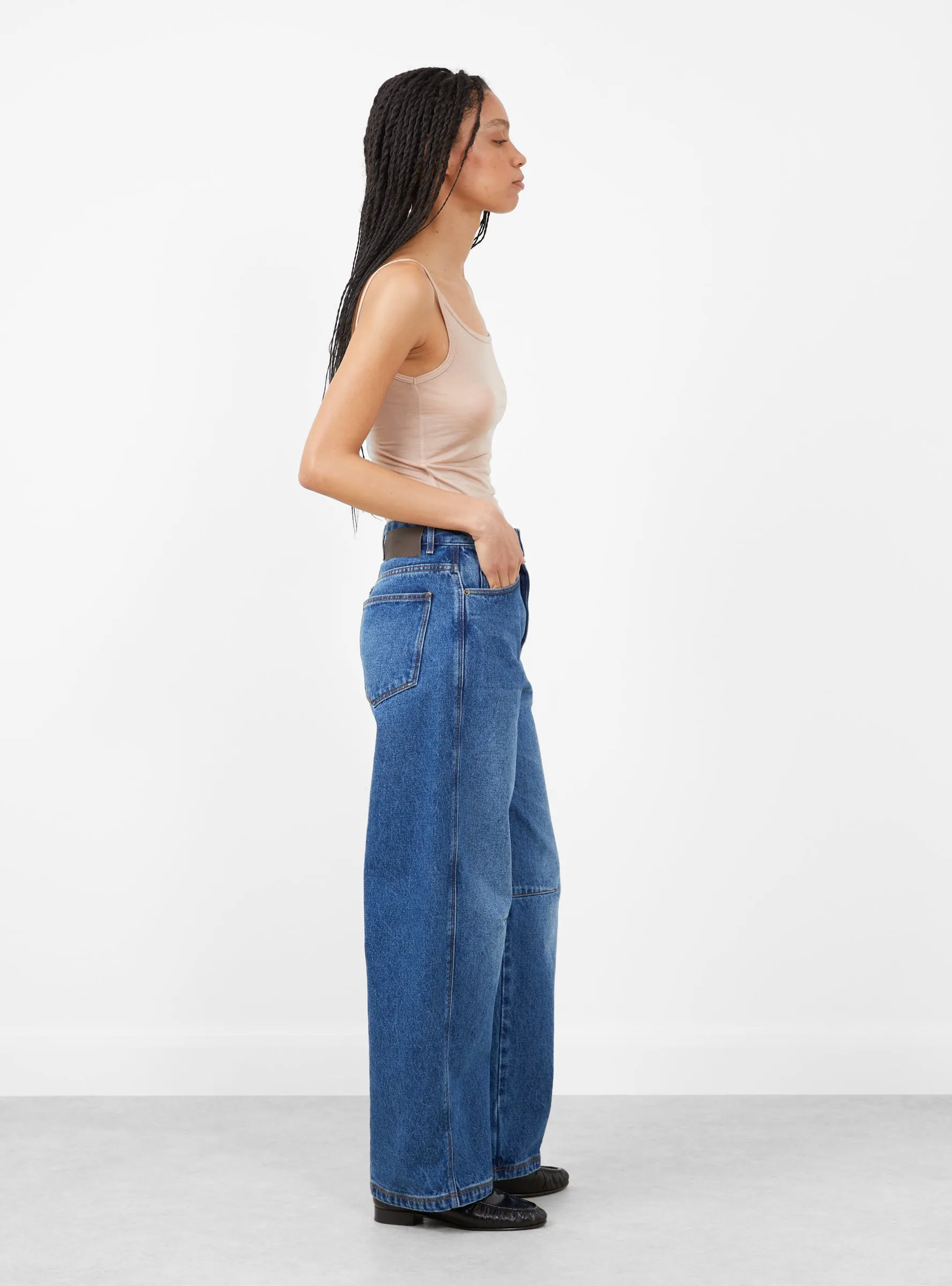 Eliott Trouser Bleu sold by Garbstore product image thumbnail 2