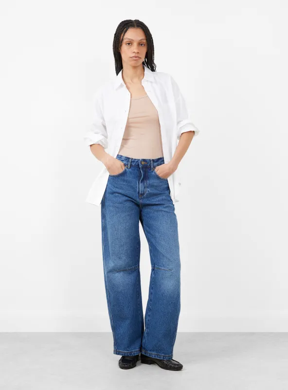 Eliott Trouser Bleu sold by Garbstore