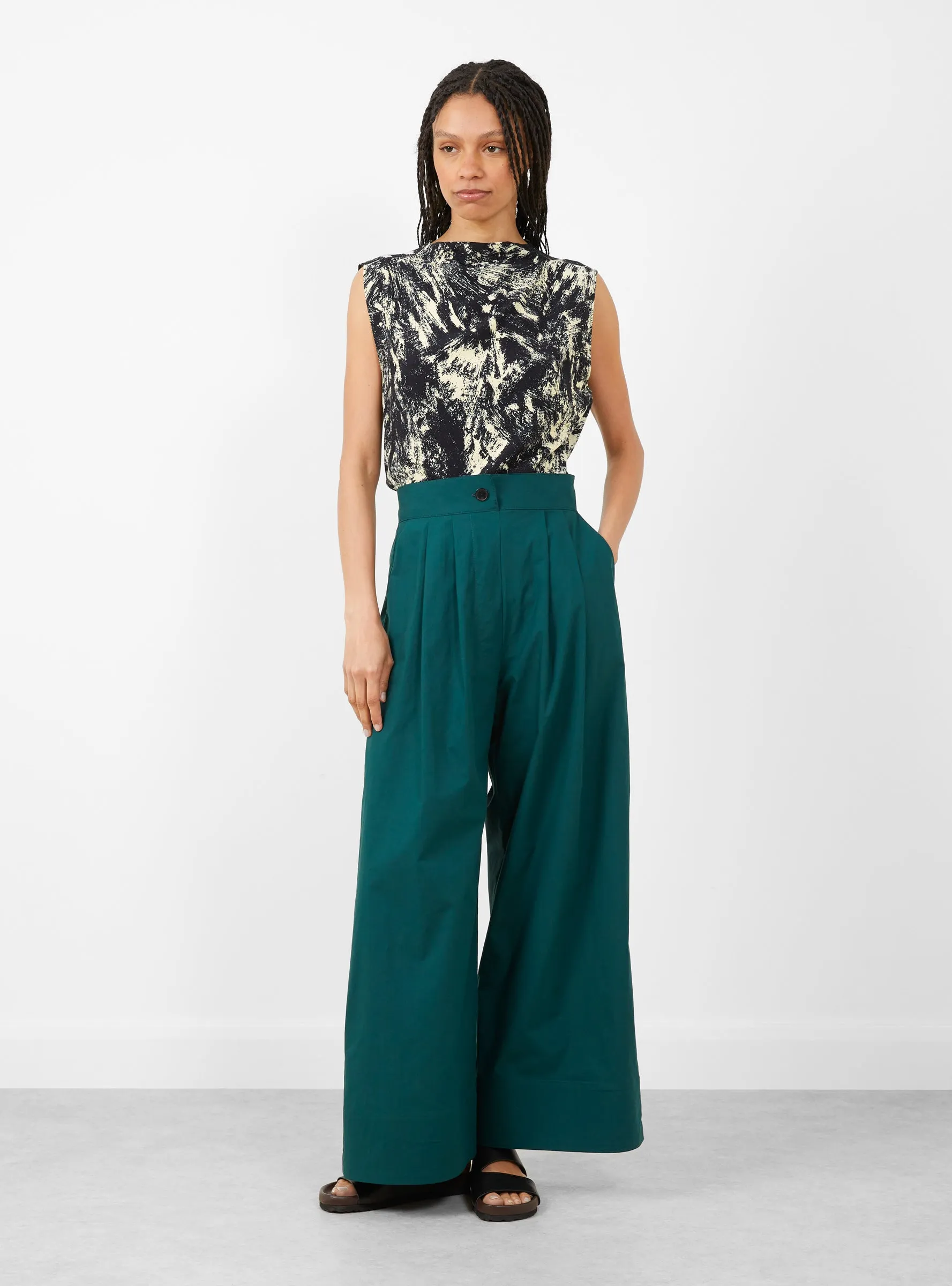 Coxsone Pant Dark Juniper sold by Garbstore product image thumbnail 2