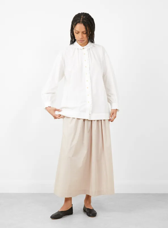 Poppy Blouse White sold by Garbstore