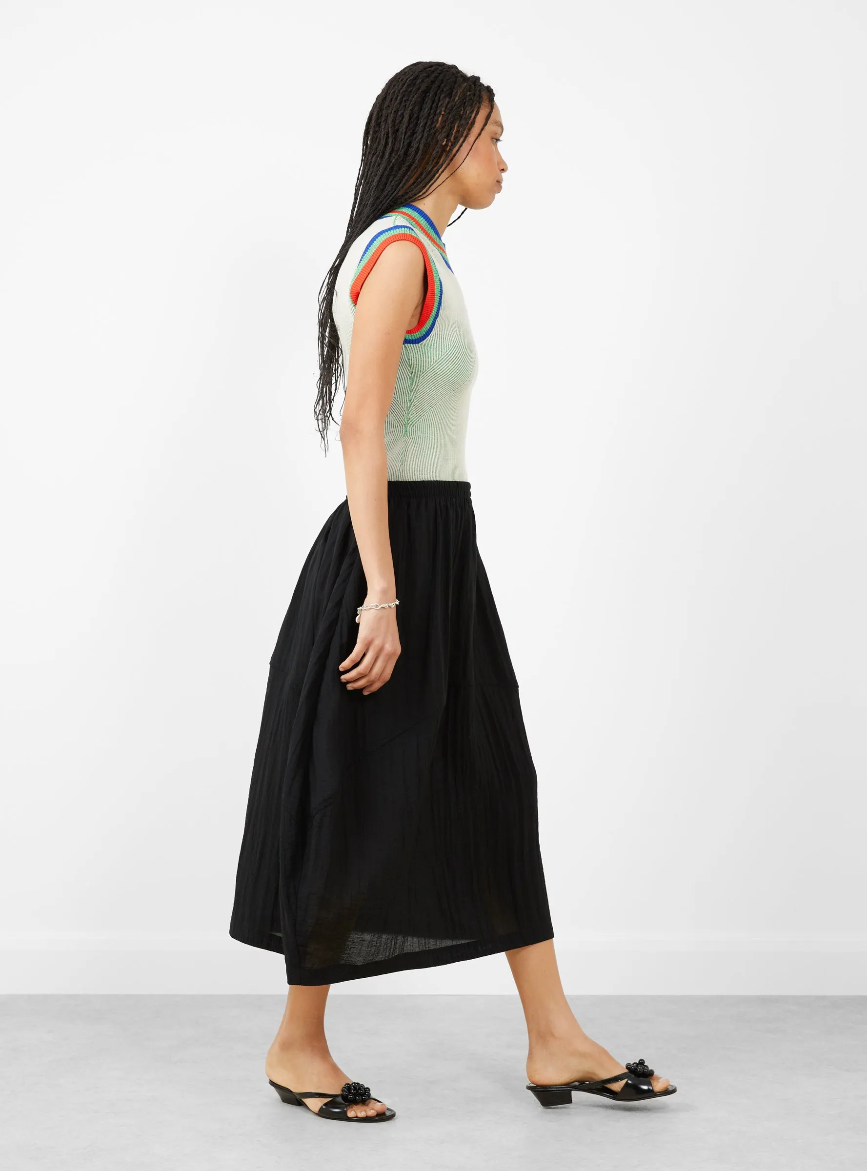 Frown Skirt Black sold by Garbstore product image thumbnail 3