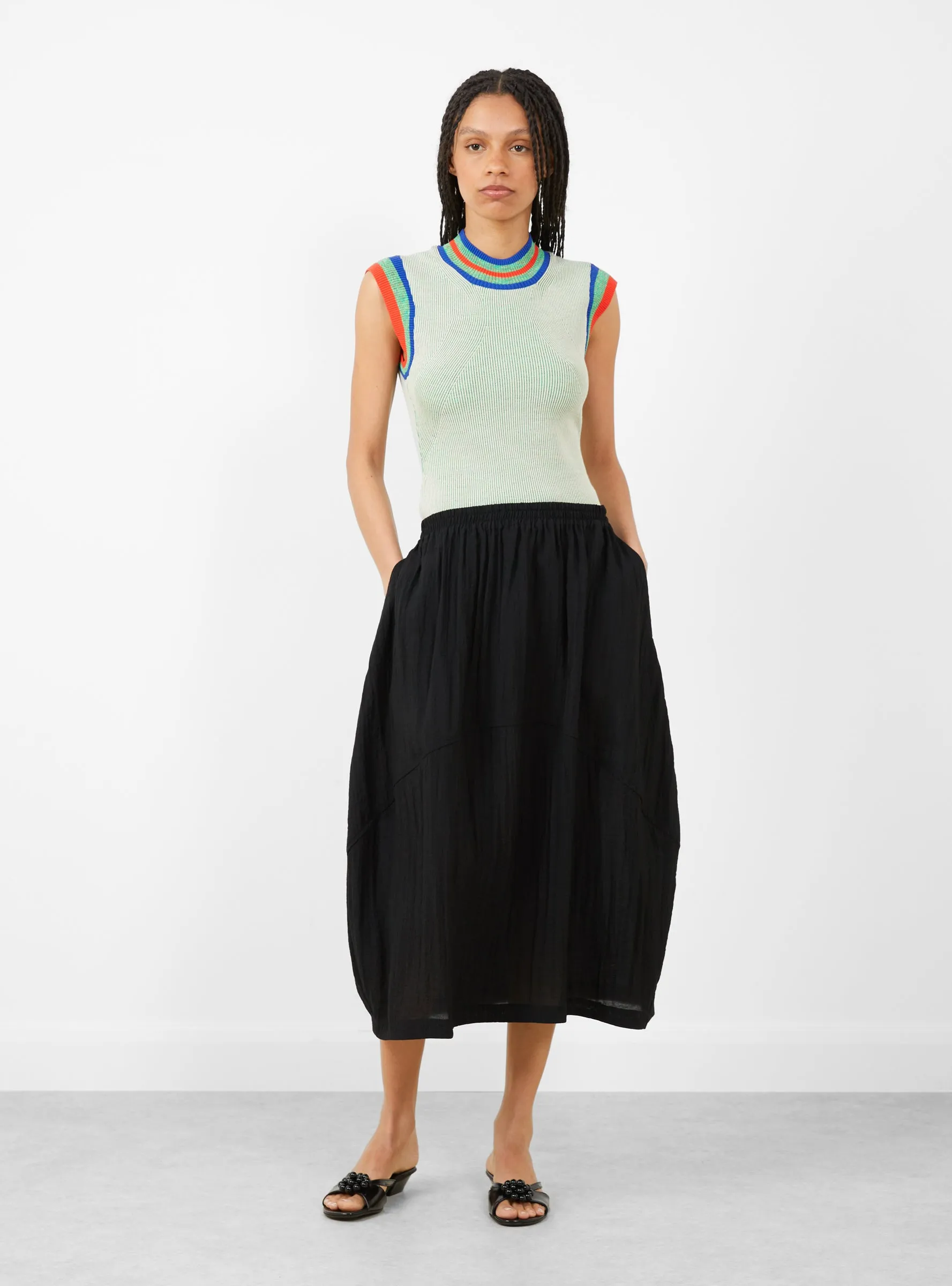 Frown Skirt Black sold by Garbstore product image thumbnail 2