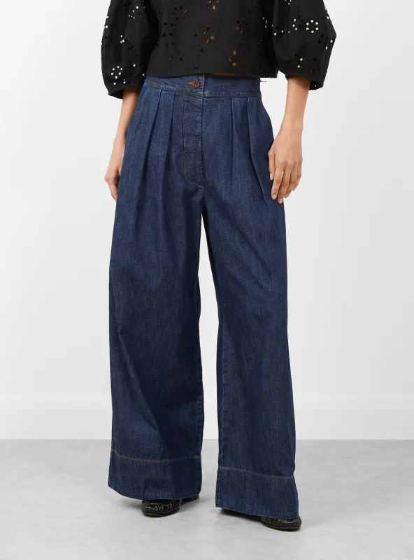 Coxsone Pant Dark Indigo sold by Garbstore