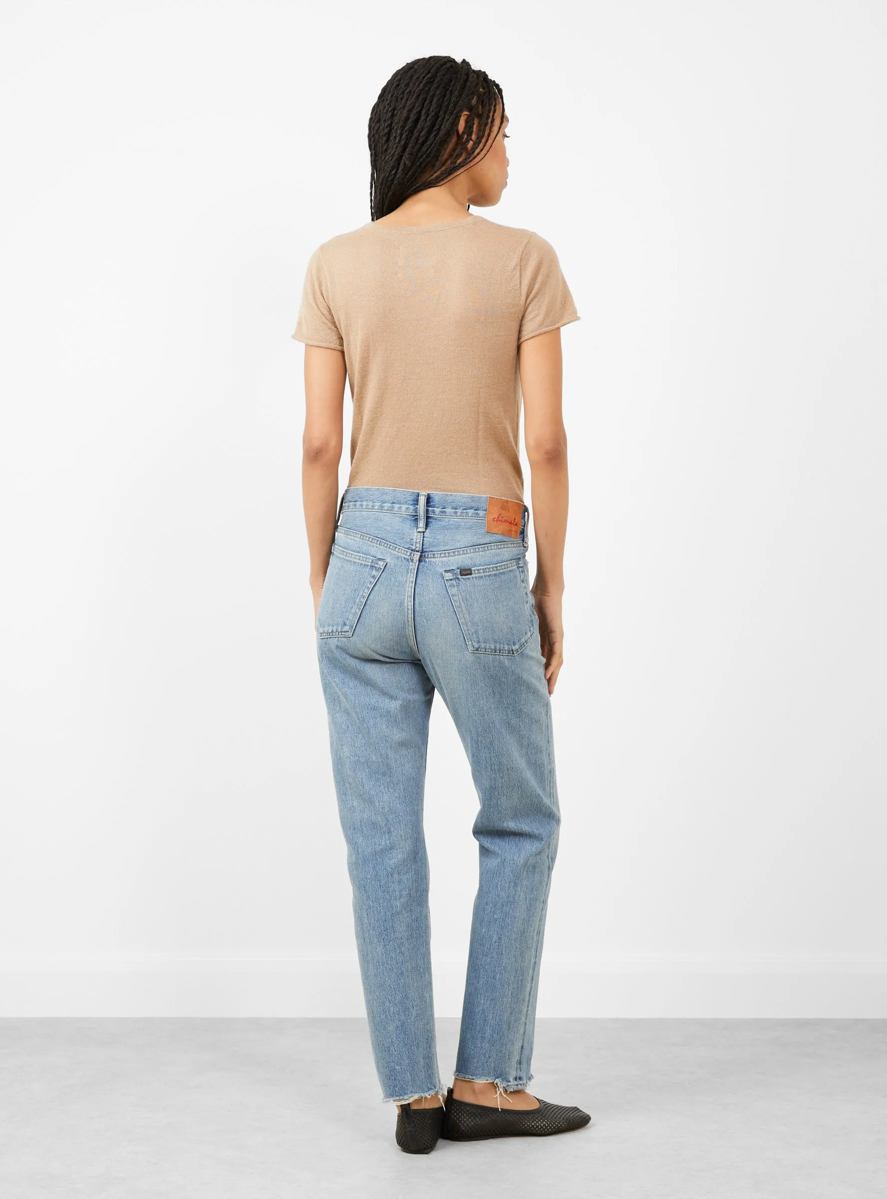 Selvedge Denim Narrow Tapered Cut Very Light sold by Garbstore product image thumbnail 4