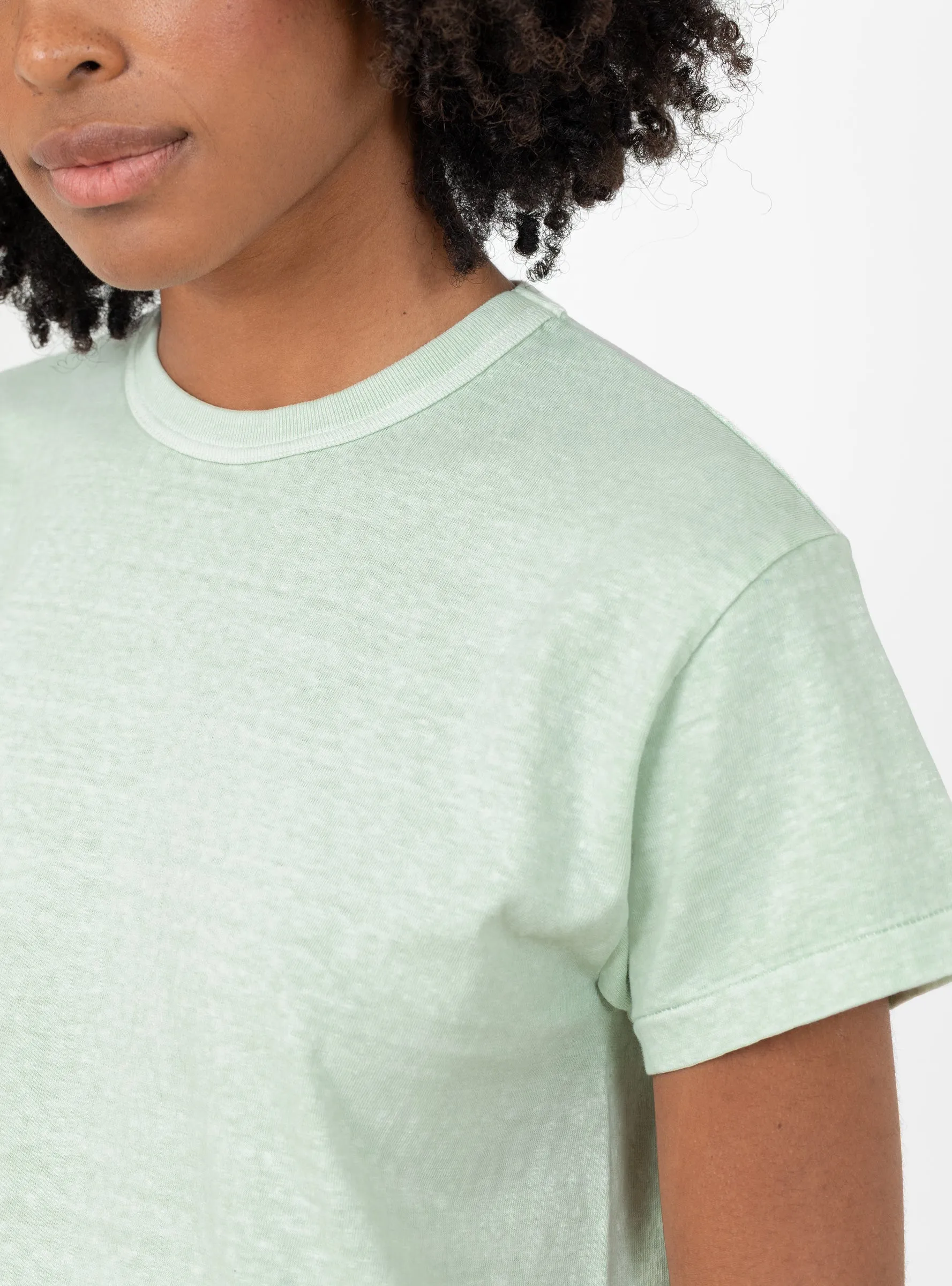 Hi'Aka Pigment Dye Shortsleeve T-Shirt Sea Foam sold by Garbstore product image thumbnail 4