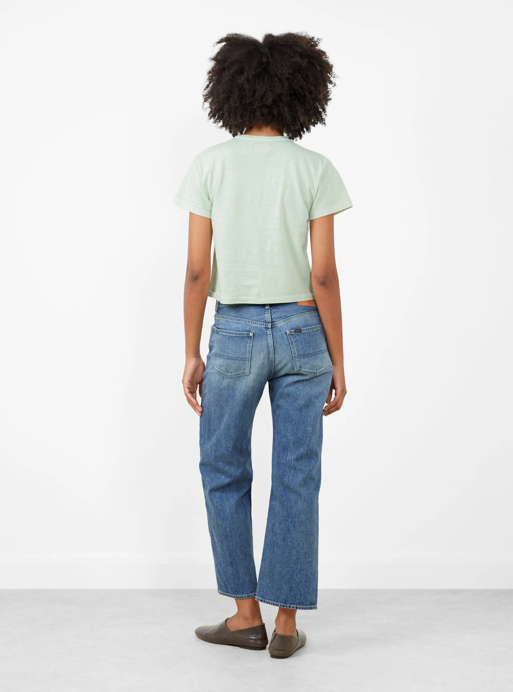 Hi'Aka Pigment Dye Shortsleeve T-Shirt Sea Foam sold by Garbstore product image thumbnail 3