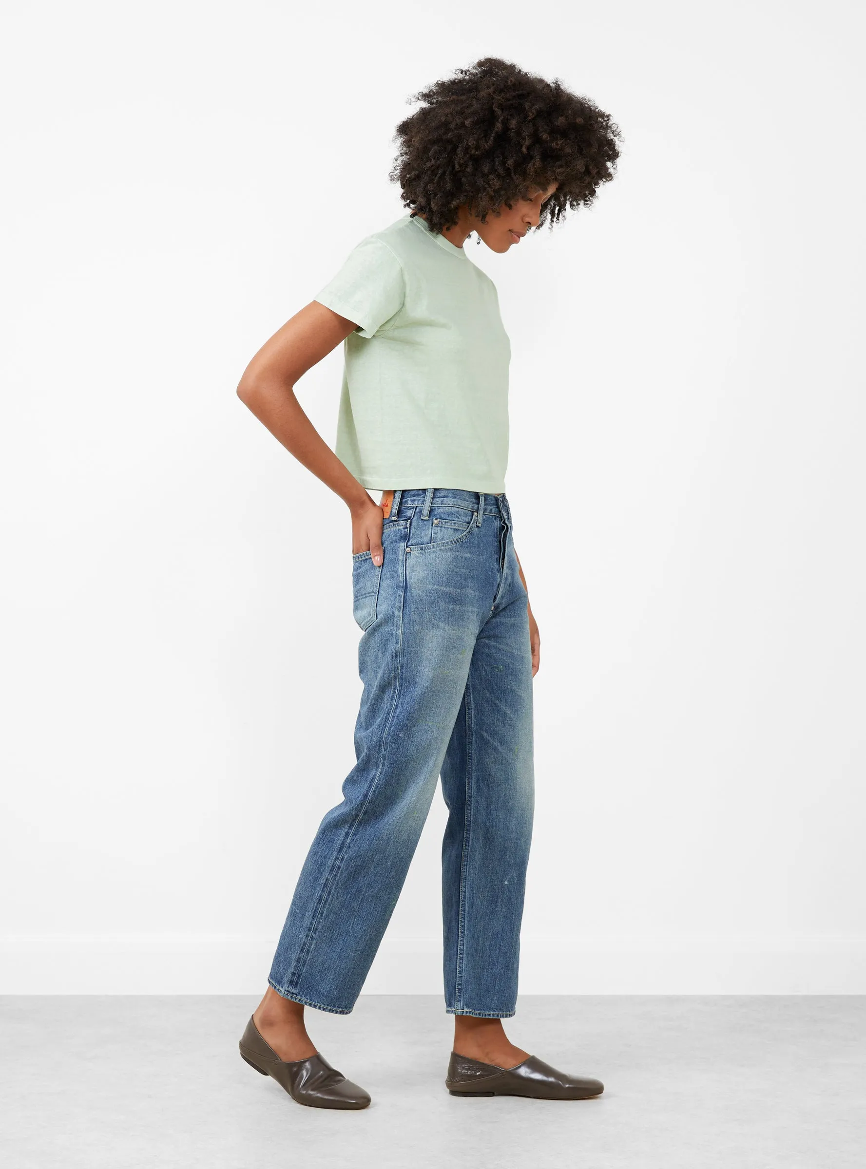 Hi'Aka Pigment Dye Shortsleeve T-Shirt Sea Foam sold by Garbstore product image thumbnail 2