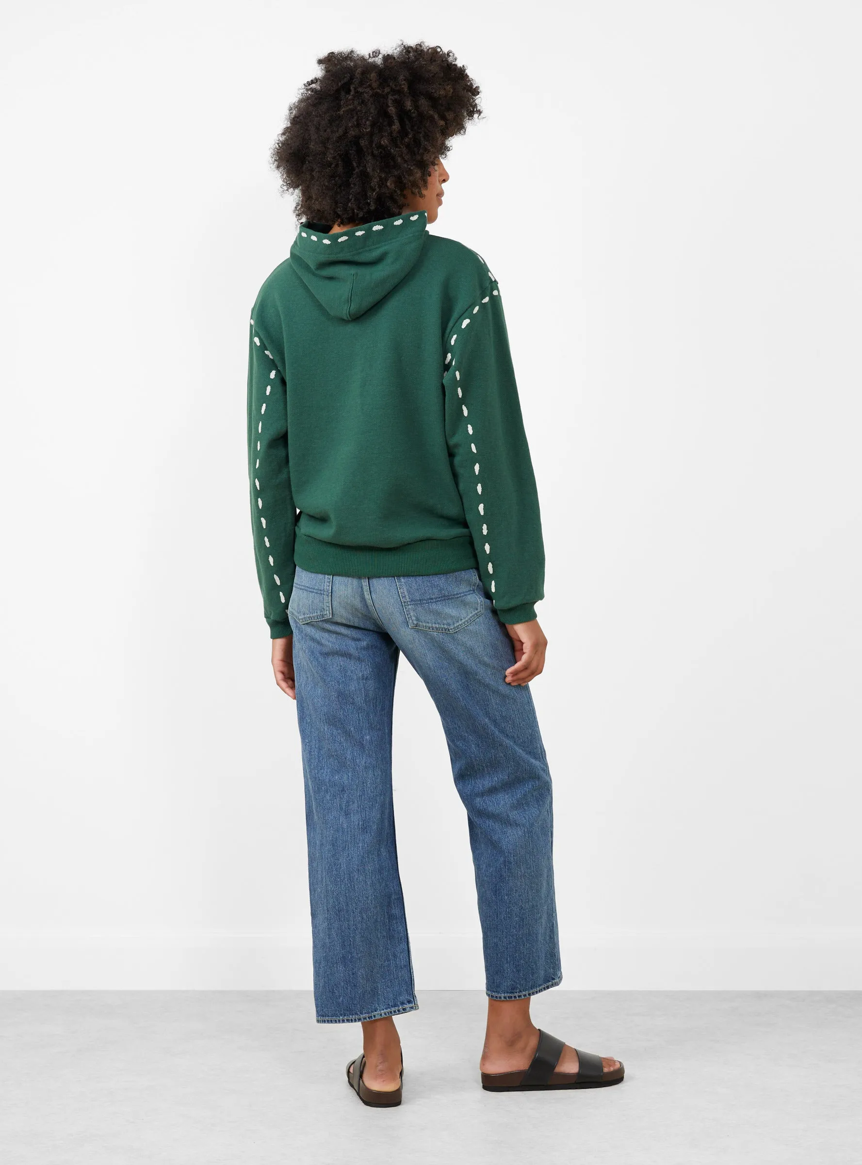 Knit Marionette Hoodie Green sold by Garbstore product image thumbnail 3