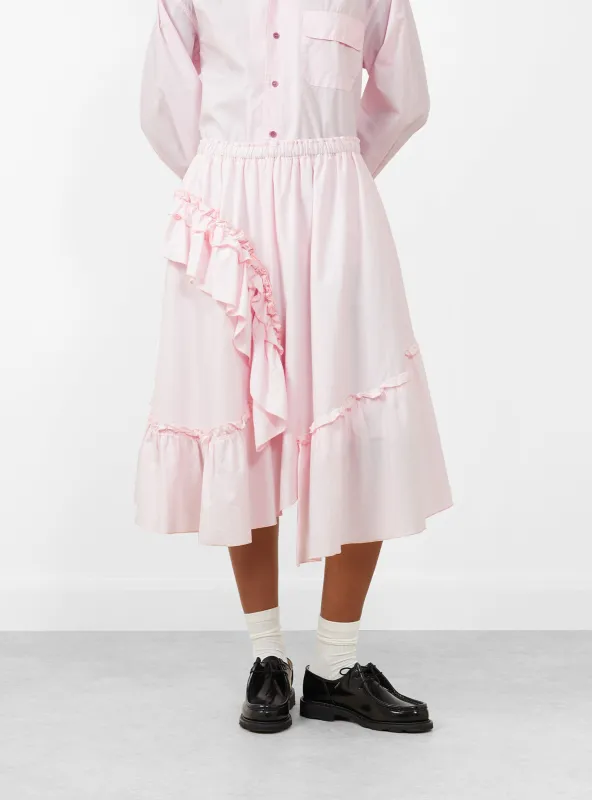 Draped Skirt Light Pink sold by Garbstore