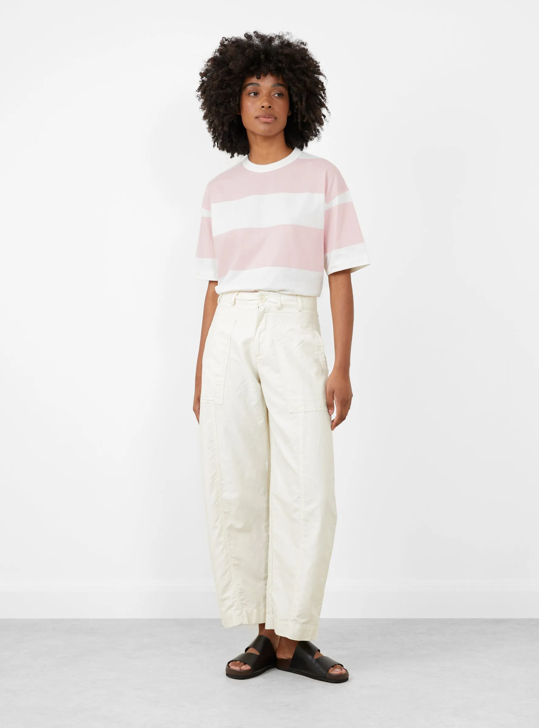 Peggy Trouser Off White sold by Garbstore product image thumbnail 2
