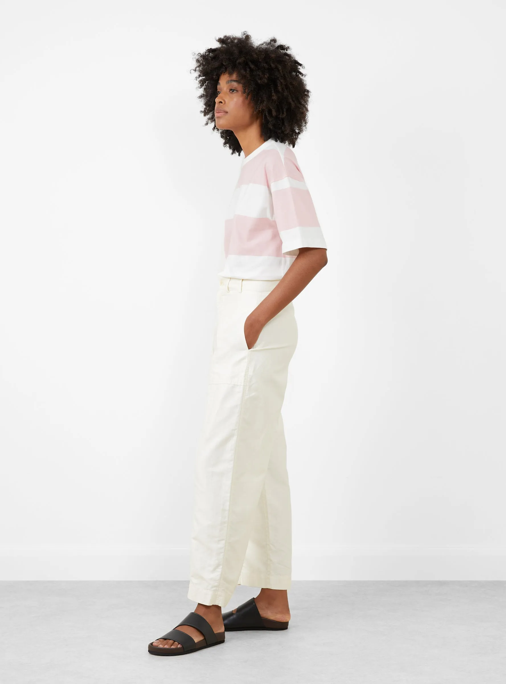 Peggy Trouser Off White sold by Garbstore product image thumbnail 5