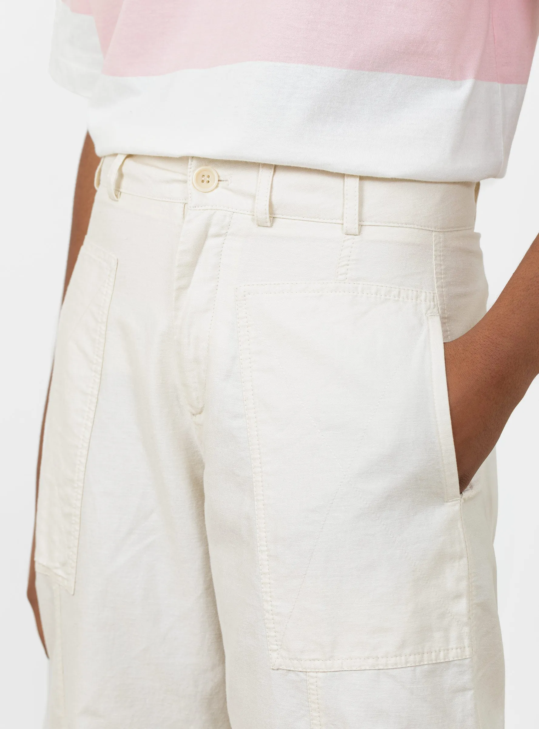 Peggy Trouser Off White sold by Garbstore product image thumbnail 4