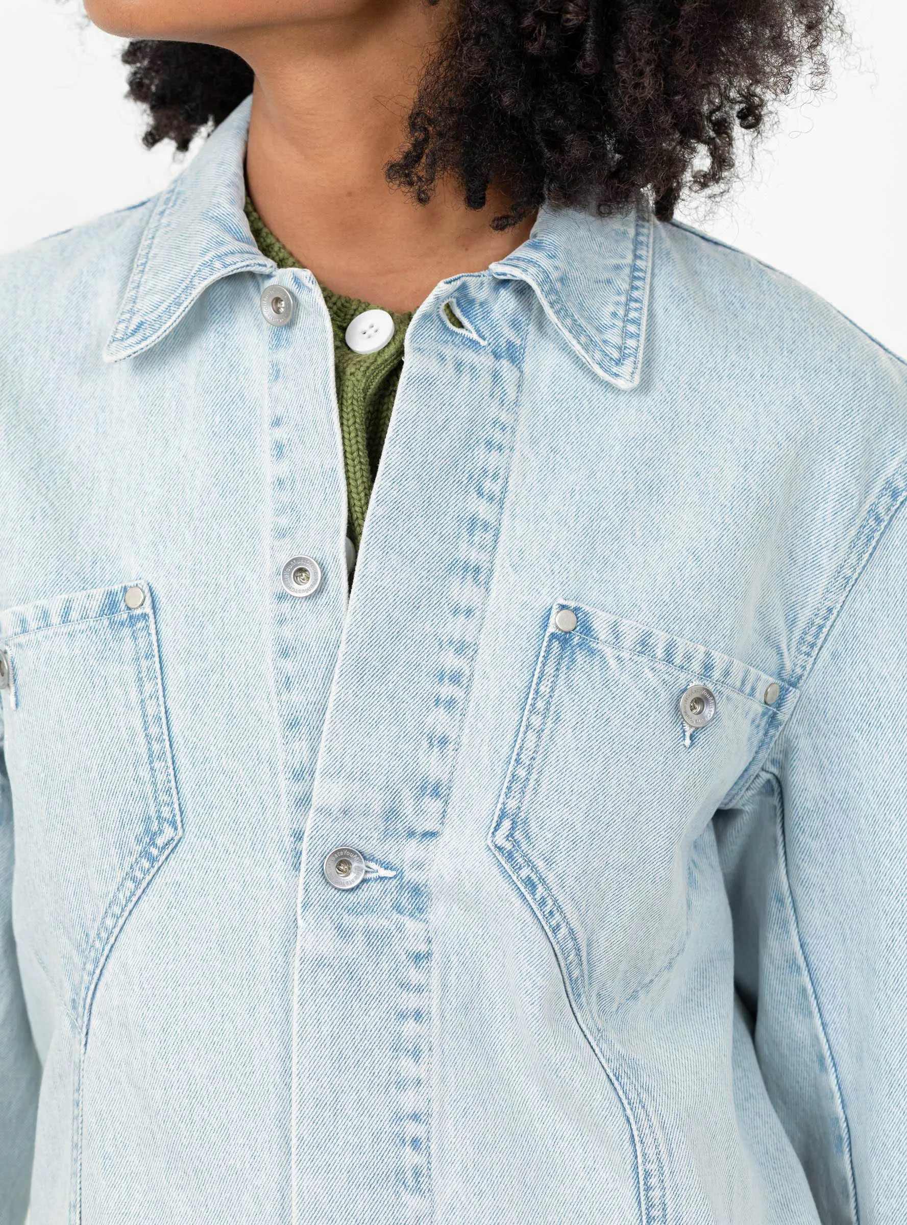 Loft Denim Jacket Indigo sold by Garbstore product image thumbnail 2