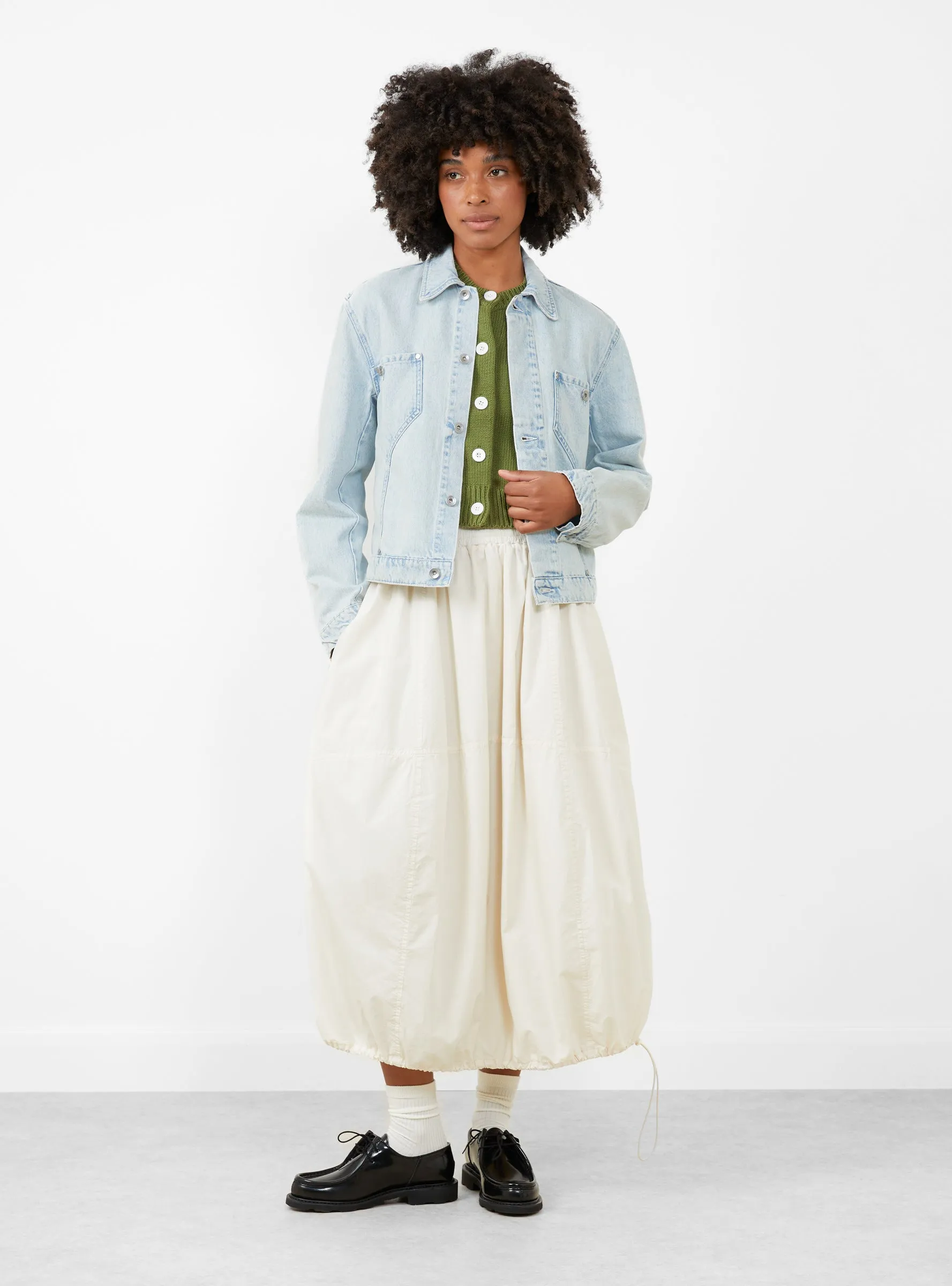 Loft Denim Jacket Indigo sold by Garbstore