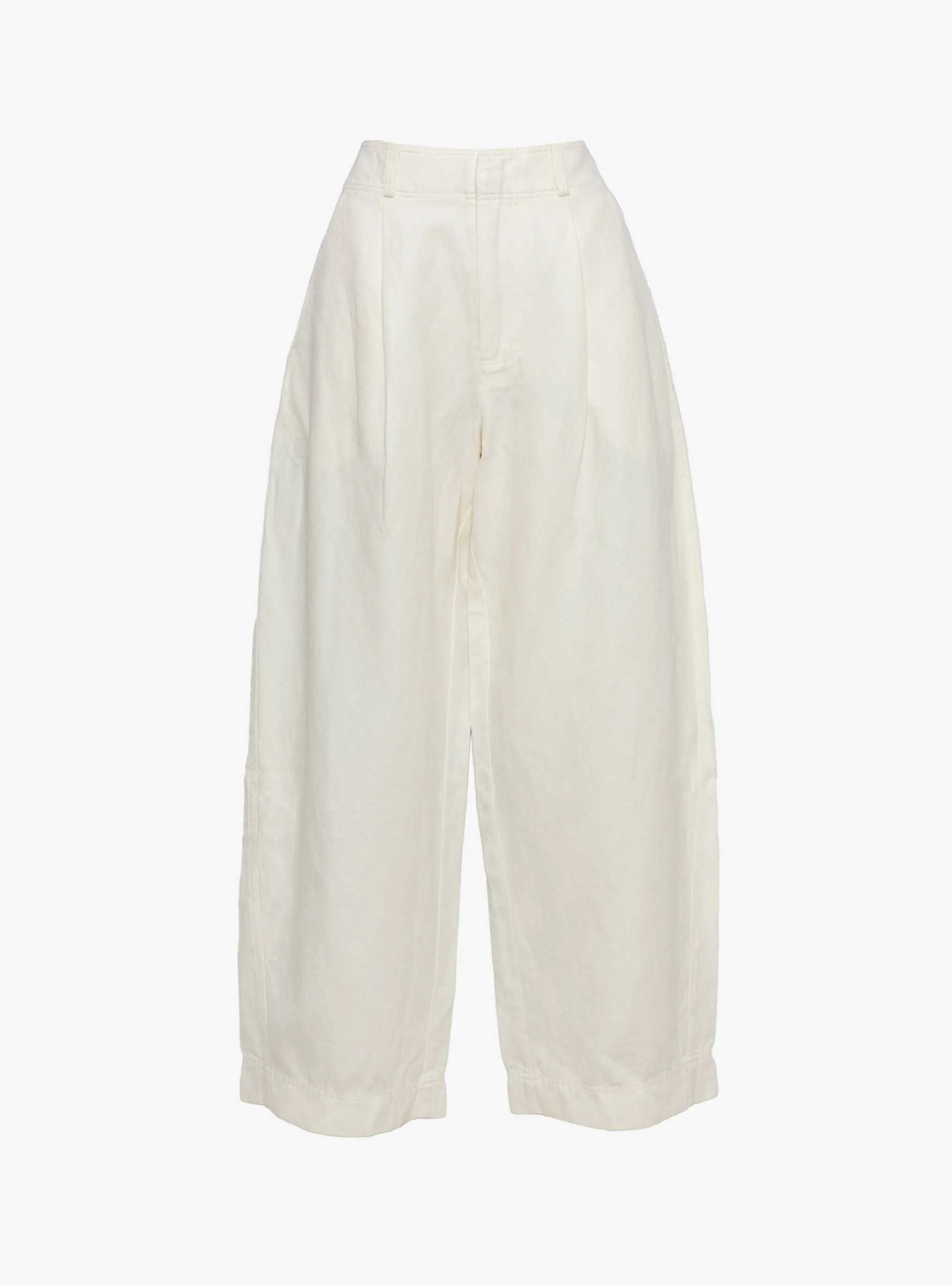 Bari Crop Trouser Cream sold by Garbstore