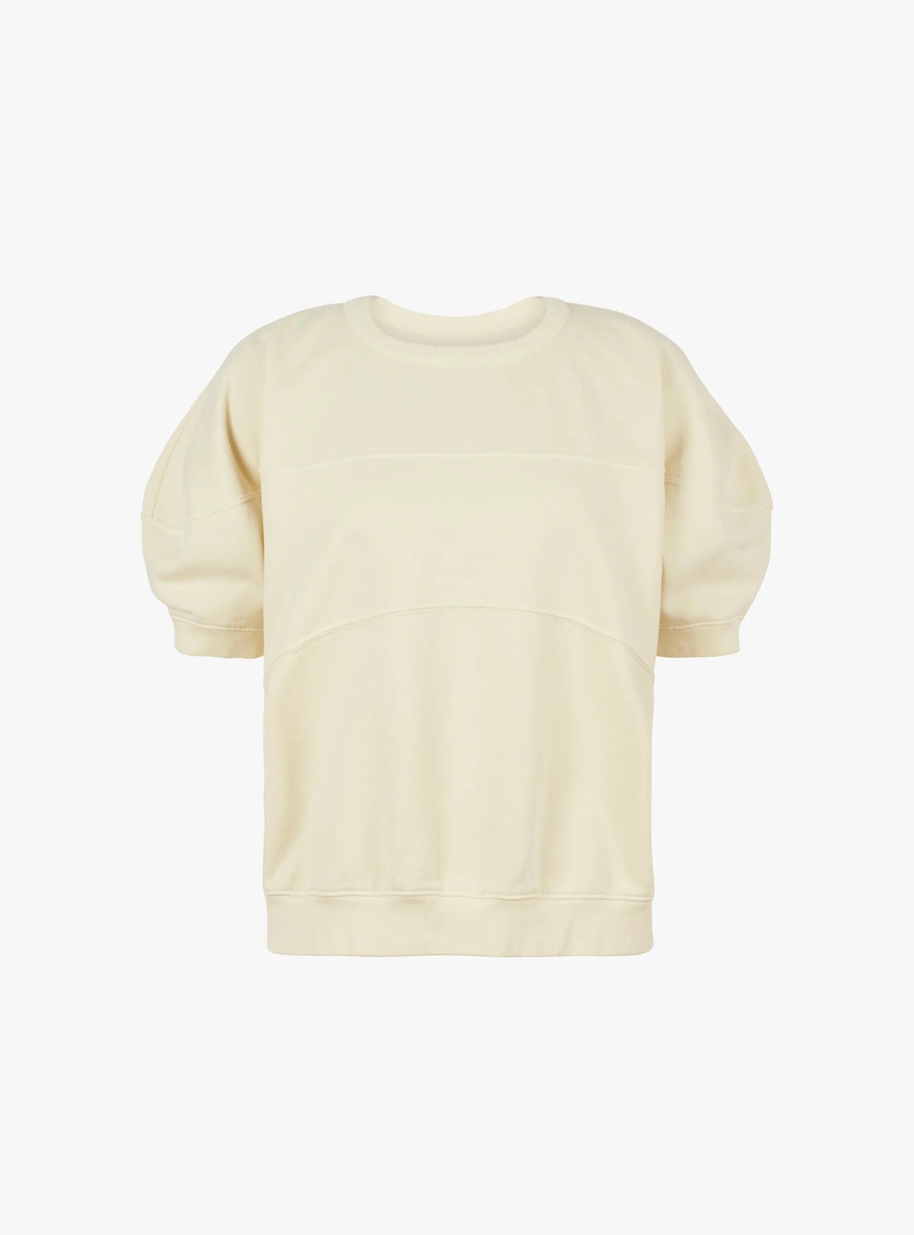 Football Sweatshirt Meringue sold by Garbstore