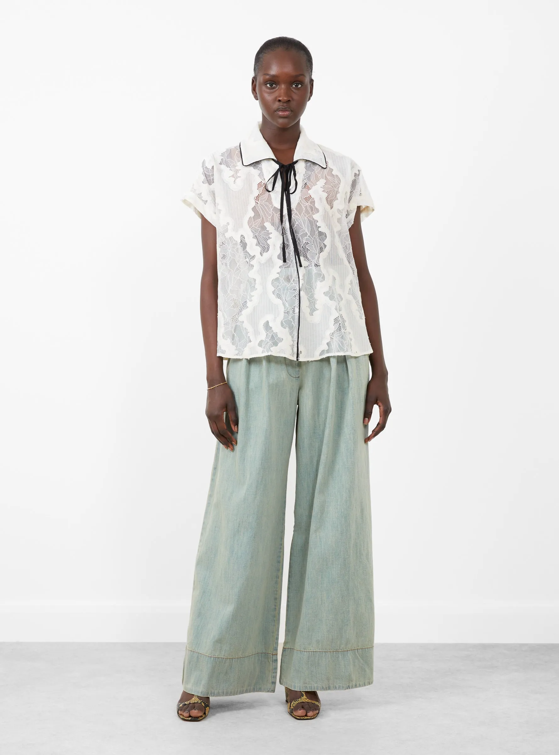 Neta Top Cream sold by Garbstore product image thumbnail 2