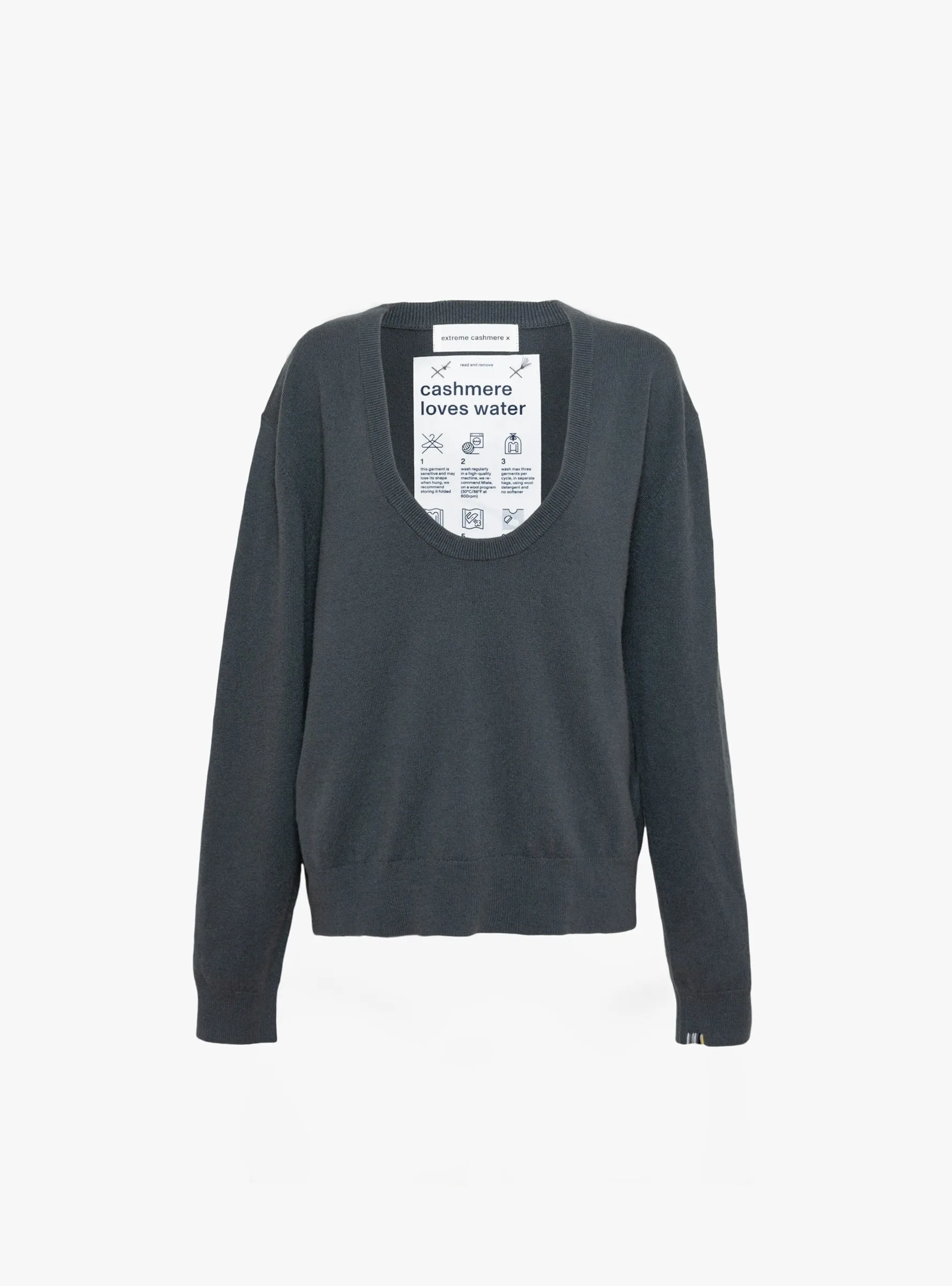 No 424 Jacob Knit Jumper Lake sold by Garbstore