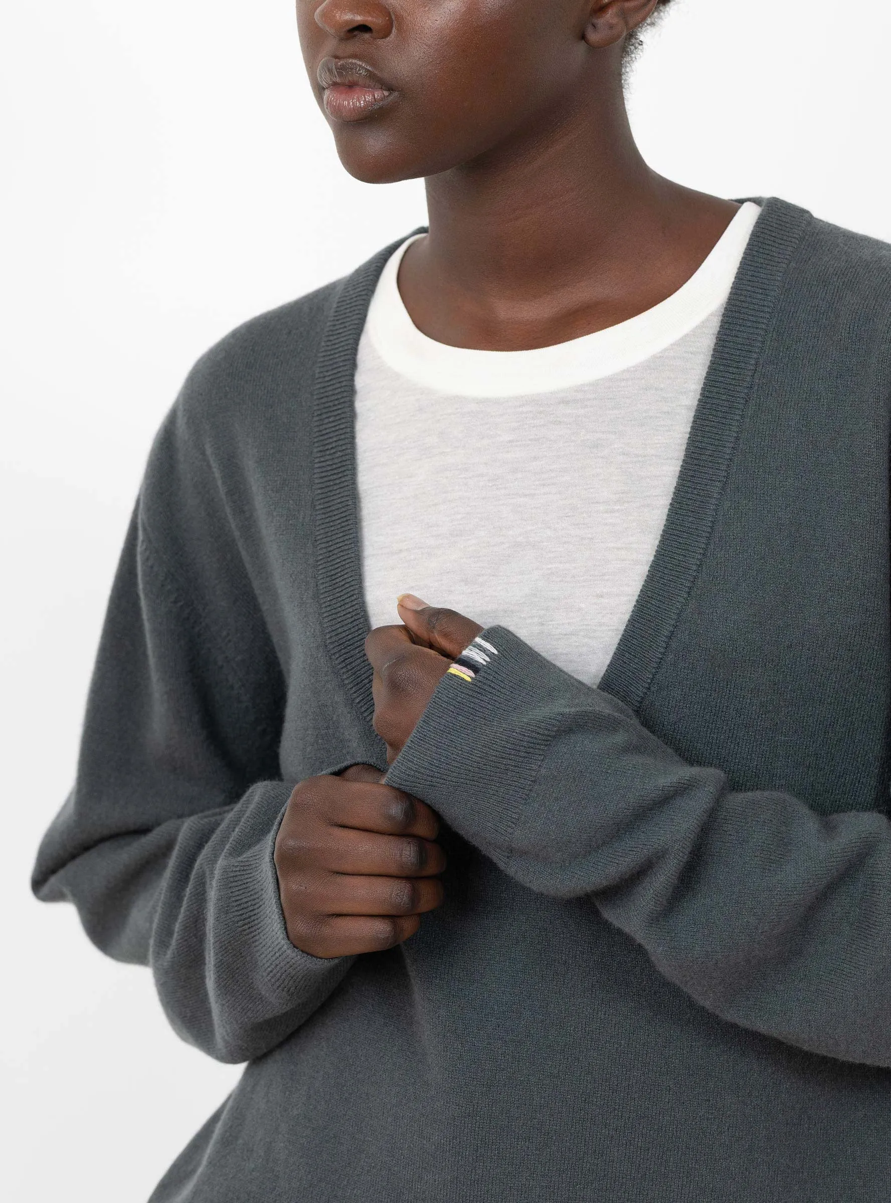 No 424 Jacob Knit Jumper Lake sold by Garbstore product image thumbnail 5