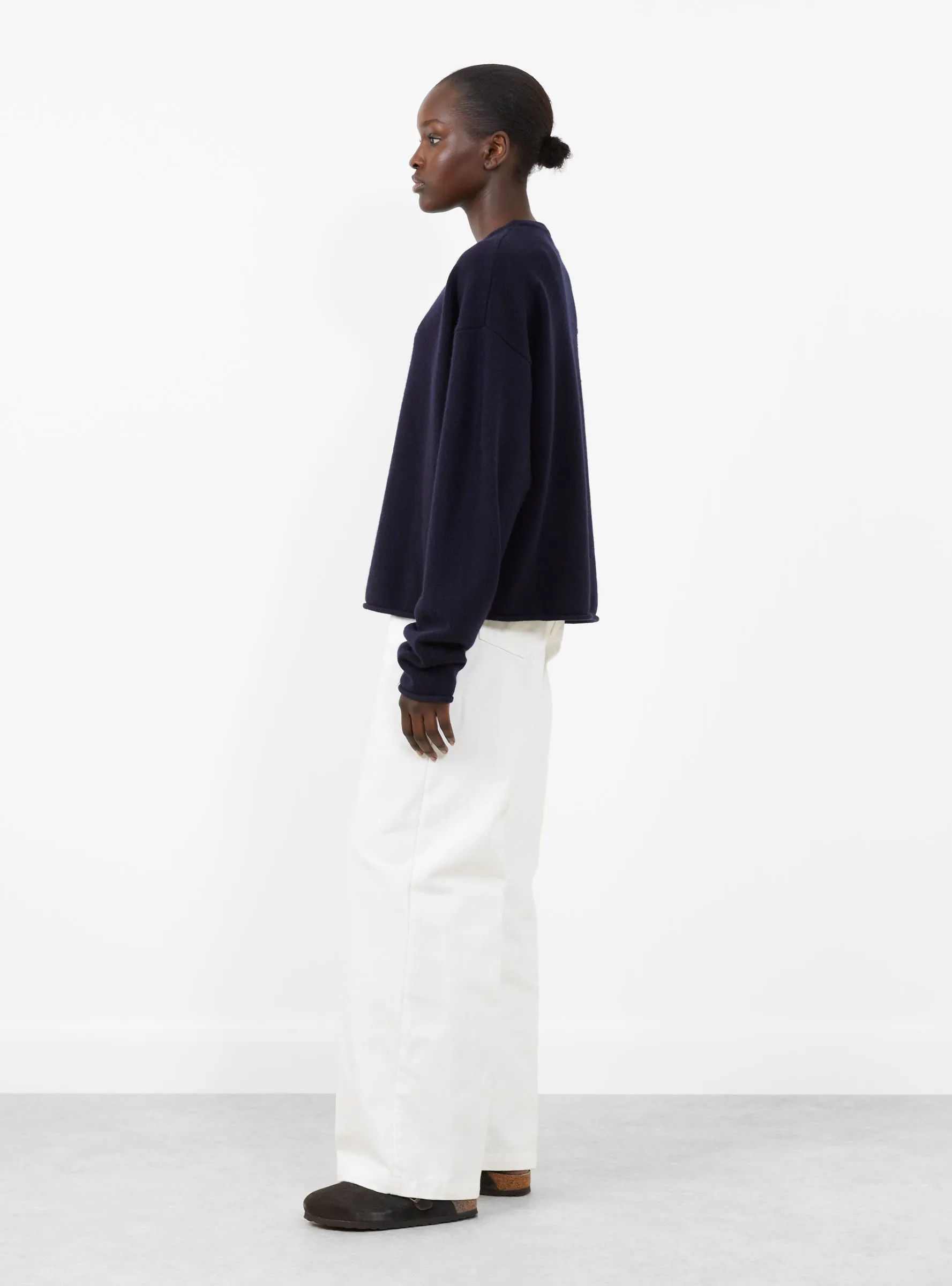 No 426 Comfy Knit Jumper Navy sold by Garbstore product image thumbnail 3
