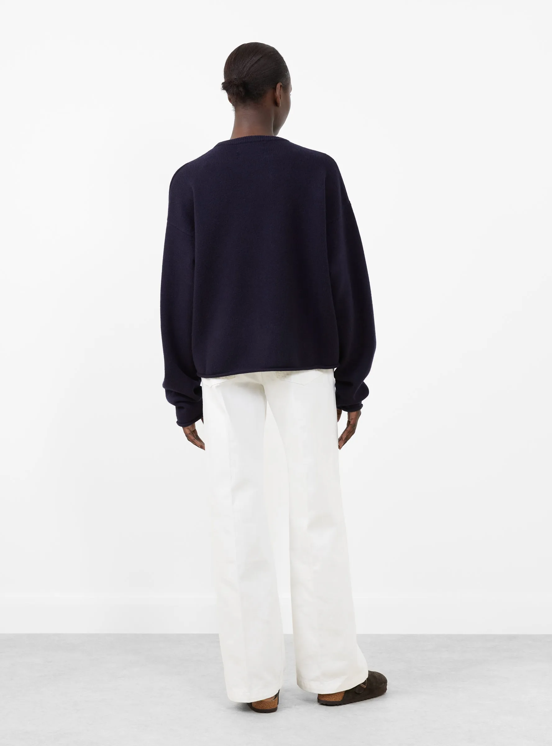 No 426 Comfy Knit Jumper Navy sold by Garbstore product image thumbnail 4