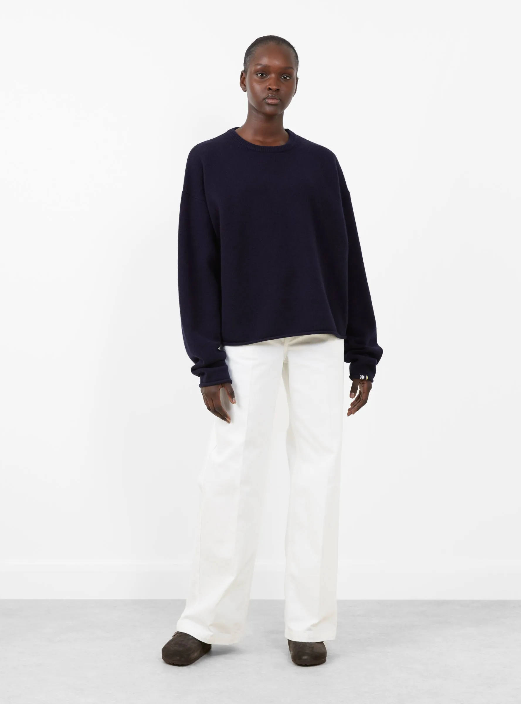 No 426 Comfy Knit Jumper Navy sold by Garbstore product image thumbnail 2