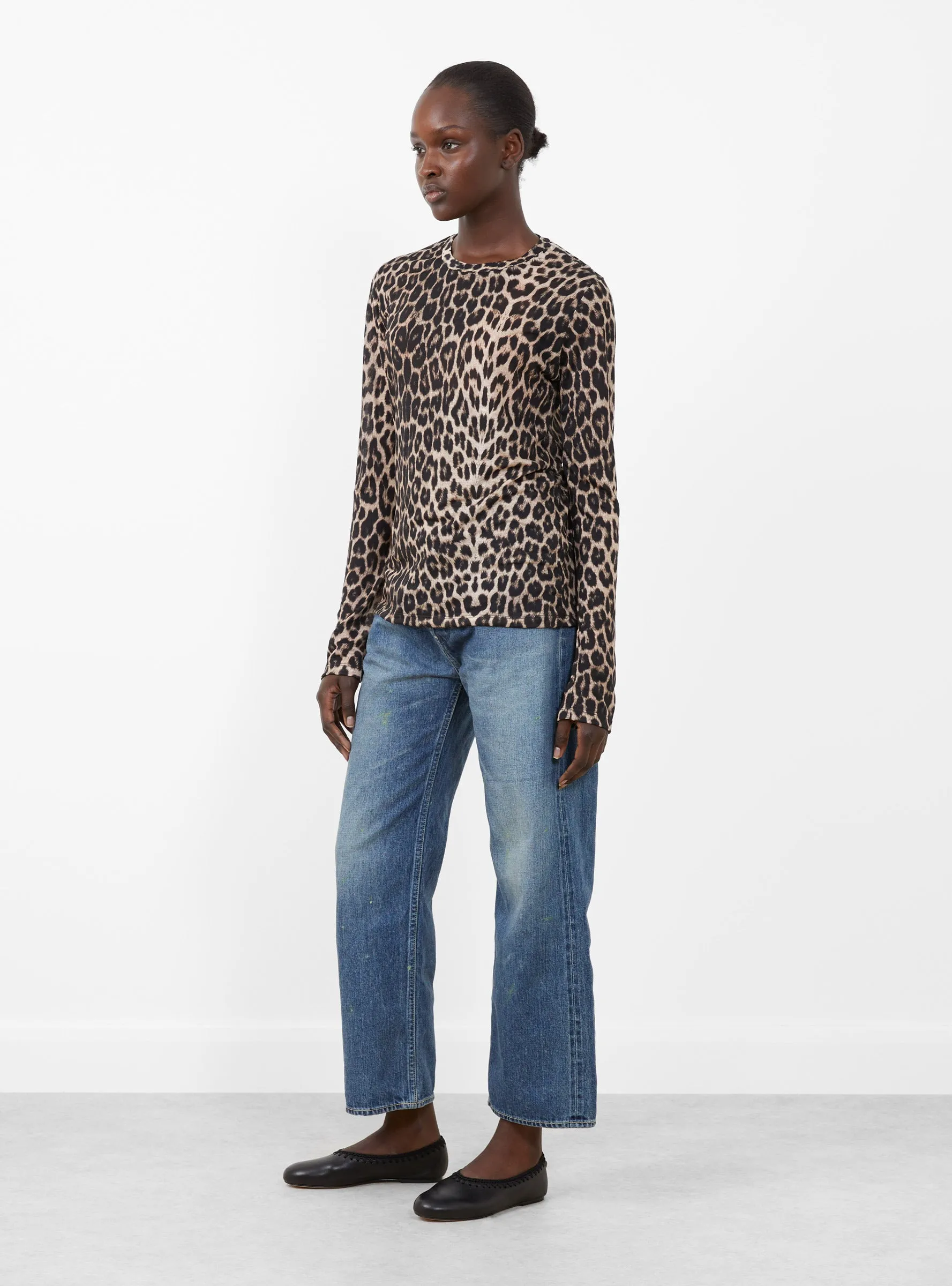 Long Sleeve Tee Leopard sold by Garbstore product image thumbnail 3