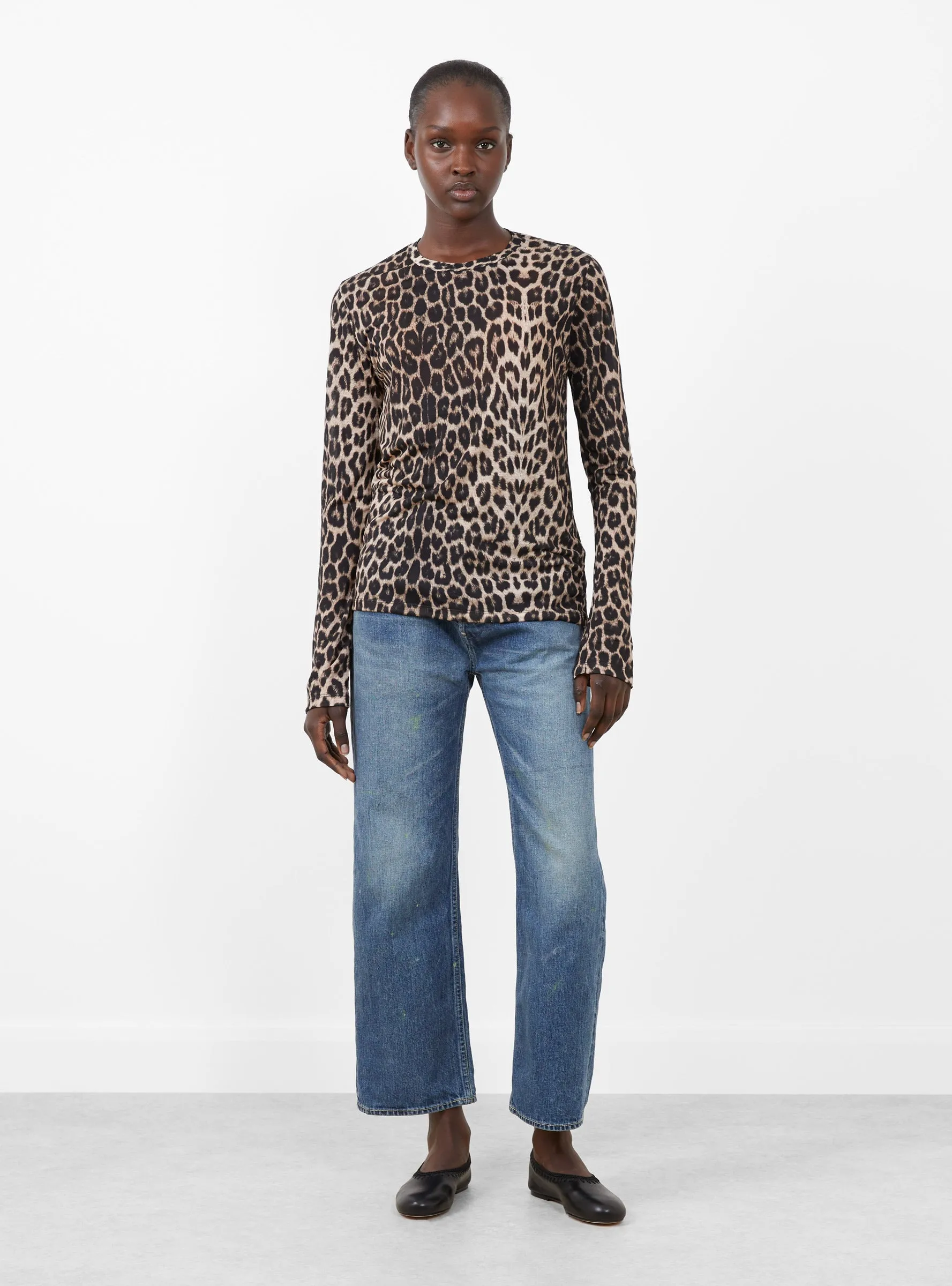 Long Sleeve Tee Leopard sold by Garbstore product image thumbnail 2