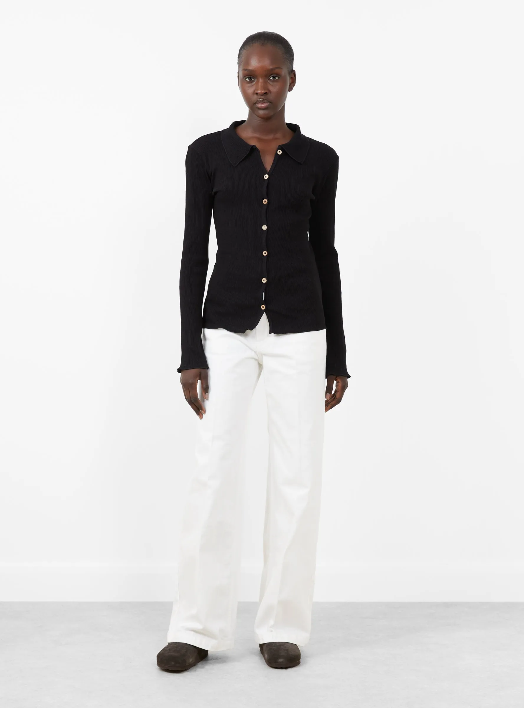 Iso Knit Shirt Black sold by Garbstore product image thumbnail 2