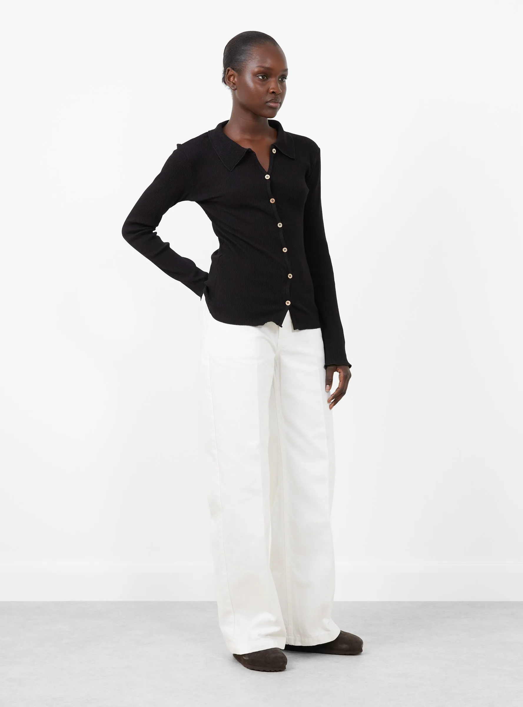 Iso Knit Shirt Black sold by Garbstore product image thumbnail 3